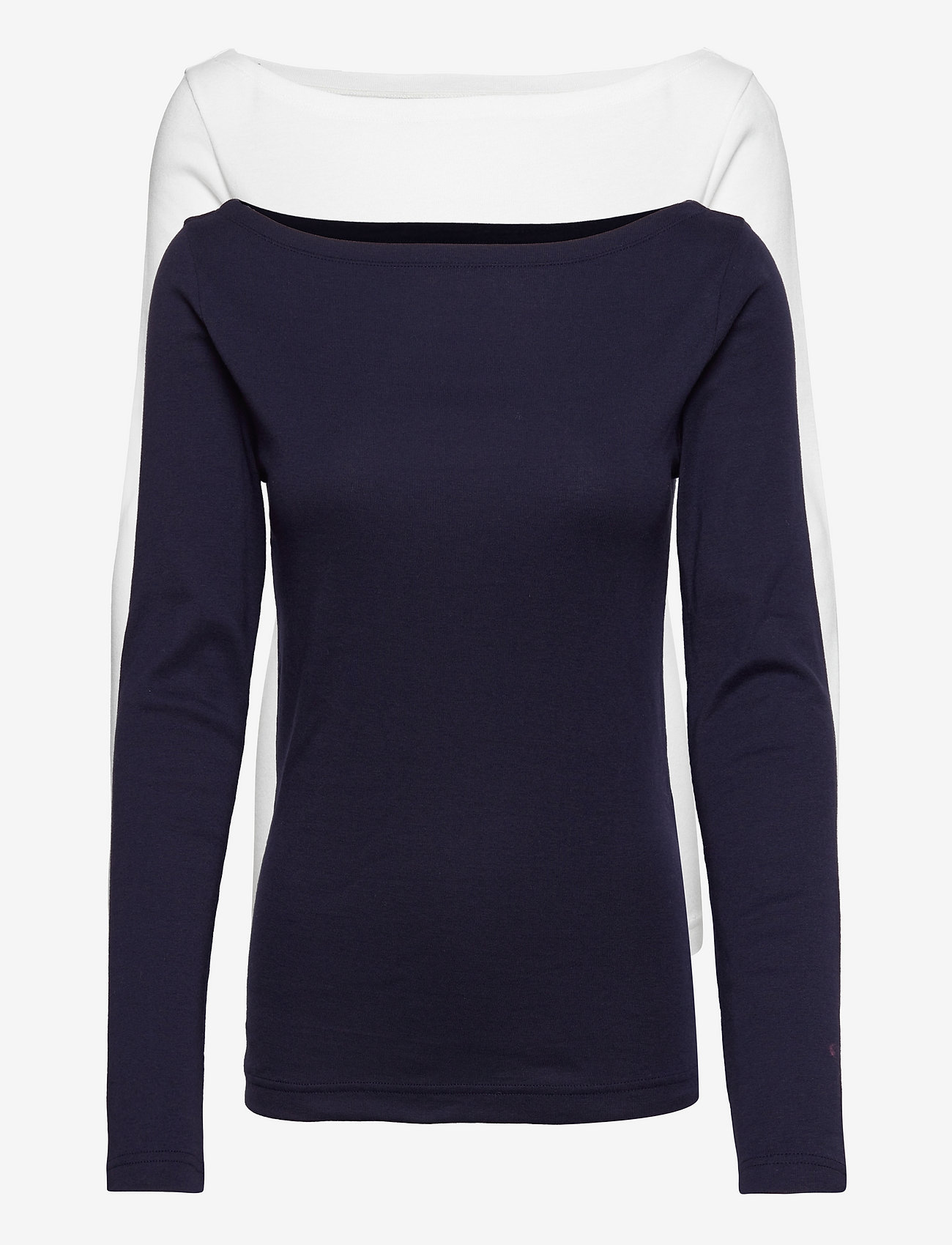 GAP - V-2 PACK LS FAV BOATNECK - navy uniform - 0