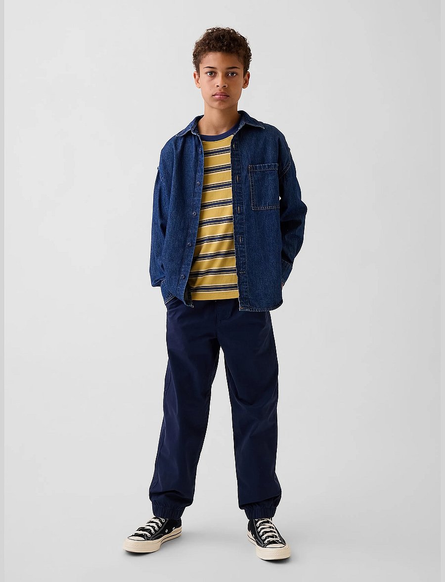 GAP - Kids Uniform Relaxed Joggers from the GAP collection - einkaufen nach alter von - tapestry navy - 4