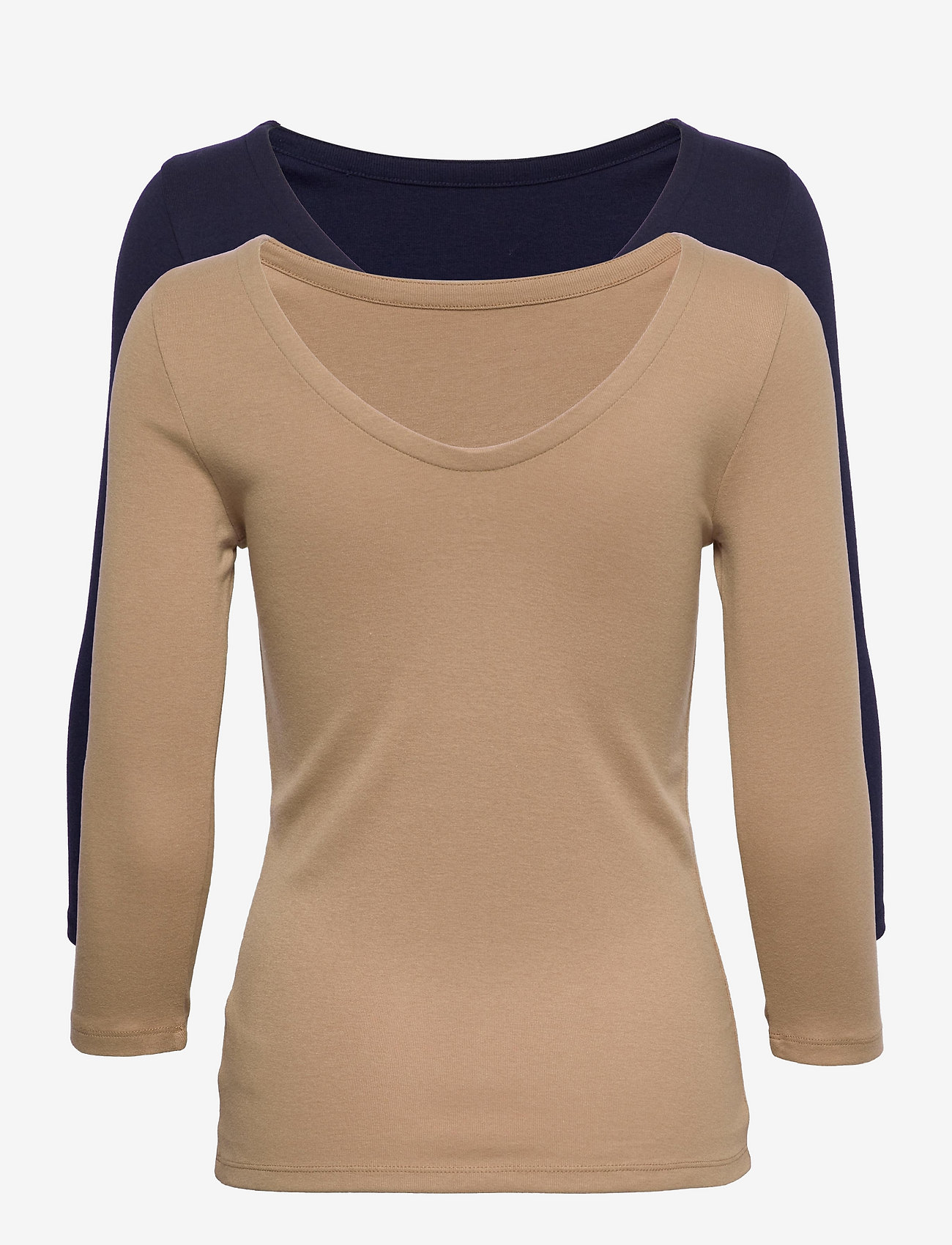 GAP - V-3/4 SLV FAV BALLET 2 PACK SLD - navy/cargo khaki - 1