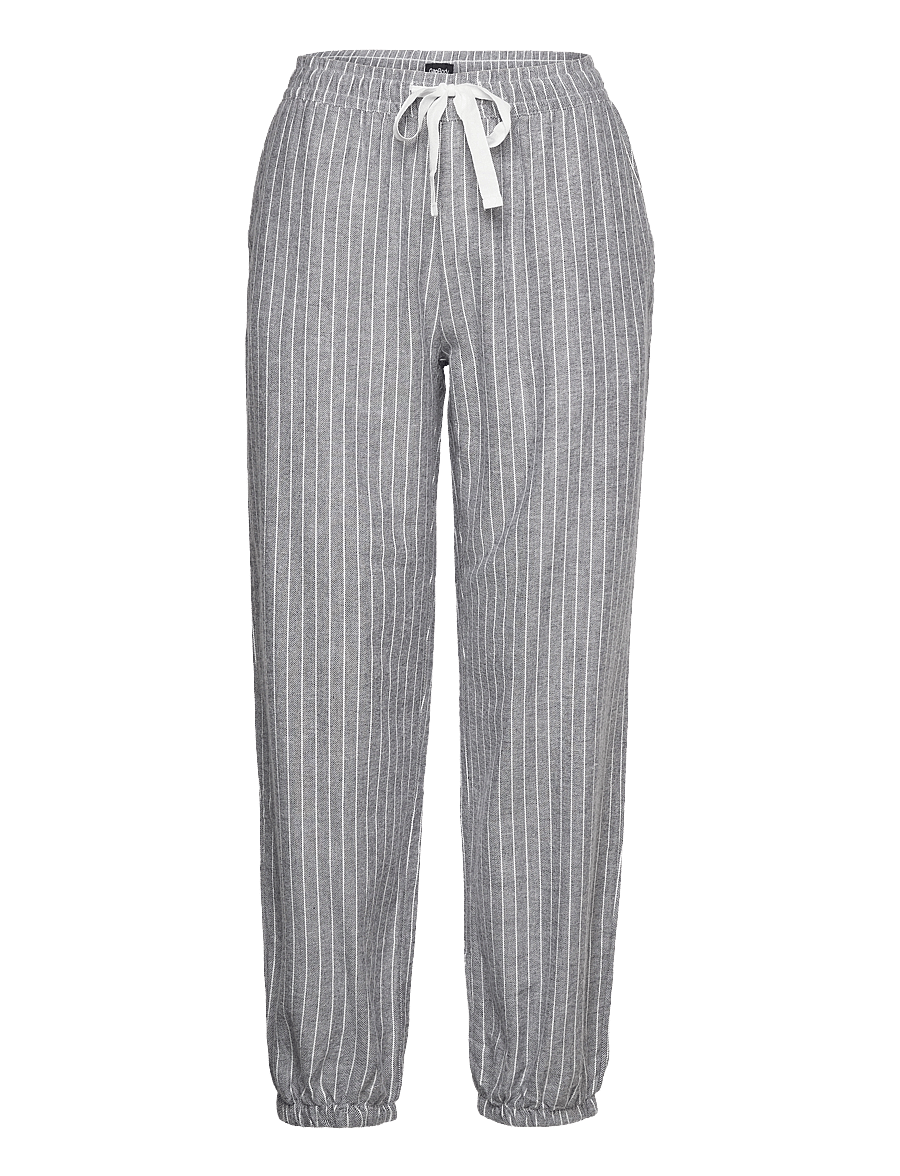 GAP - Flannel PJ Joggers - grey stripe - 0