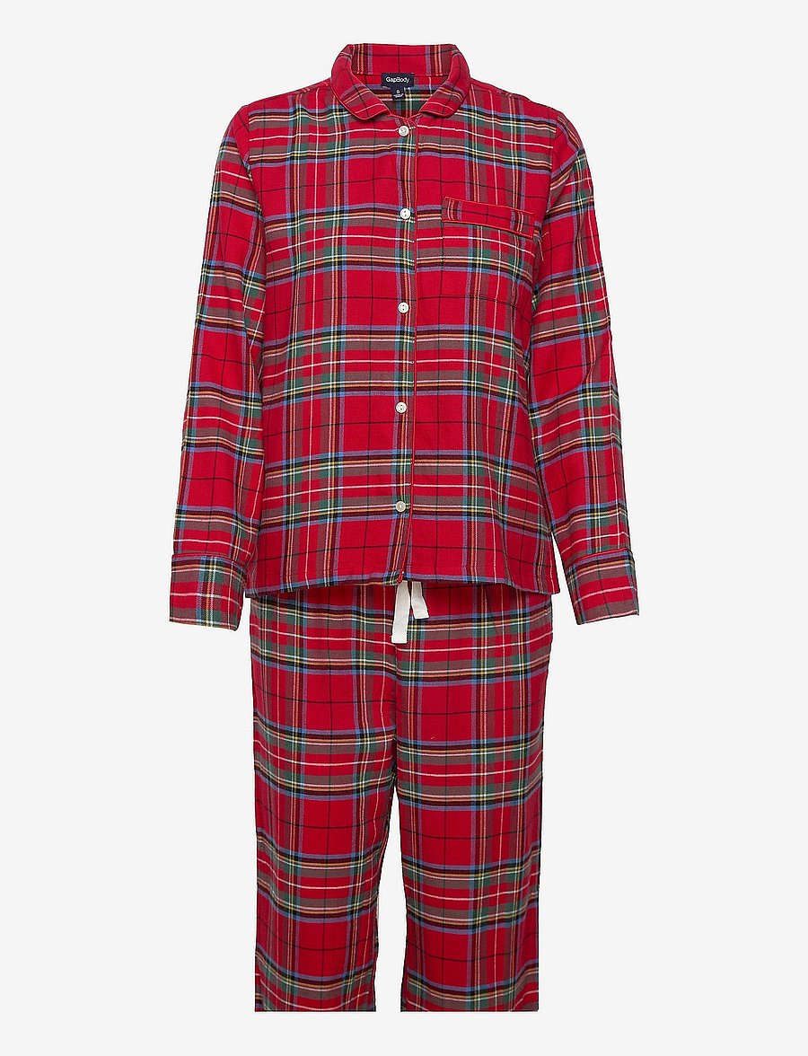 GAP - Flannel PJ Set - red plaid - 0