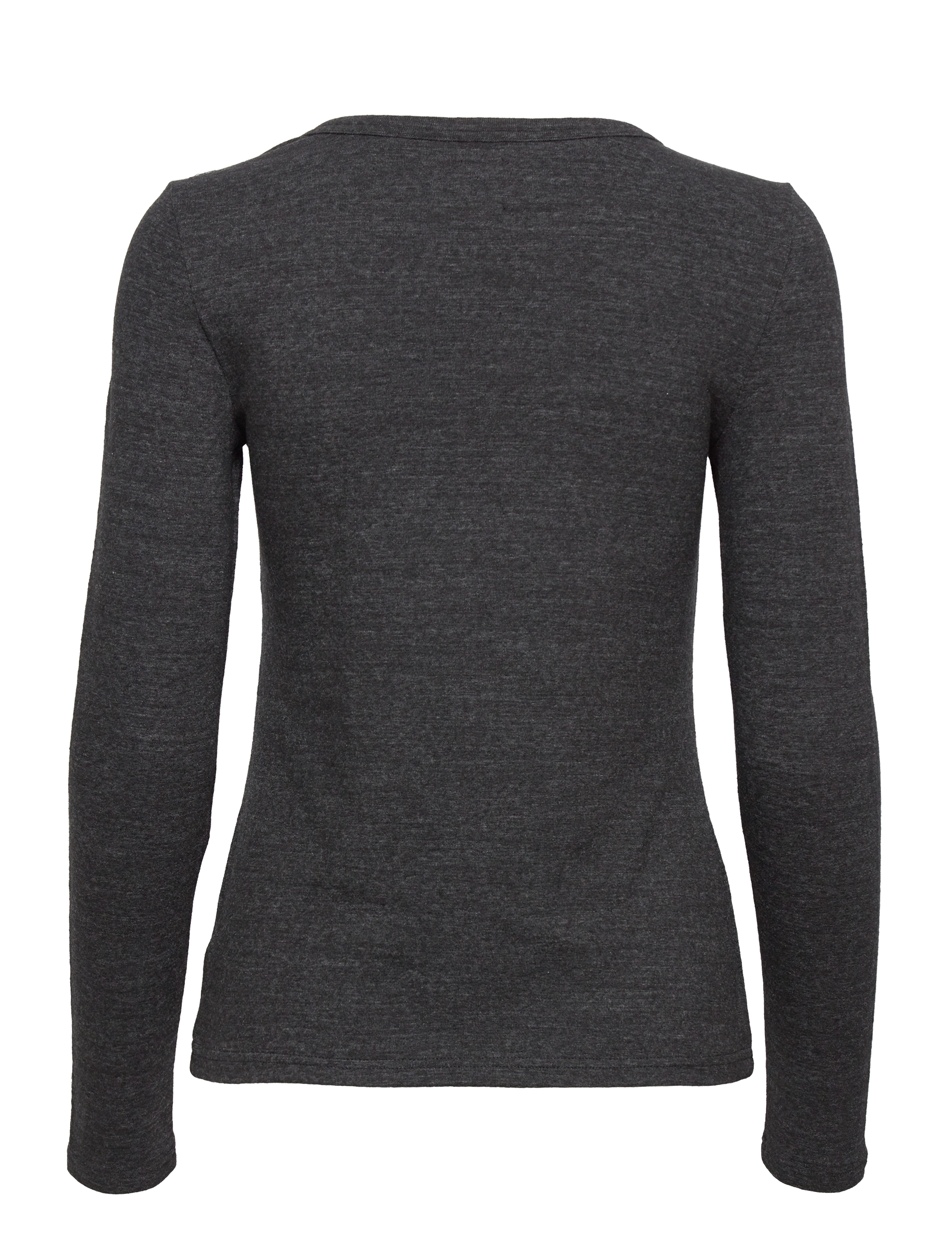 GAP - Jersey Knit Crewneck Long Sleeve T-Shirt - true black - 1