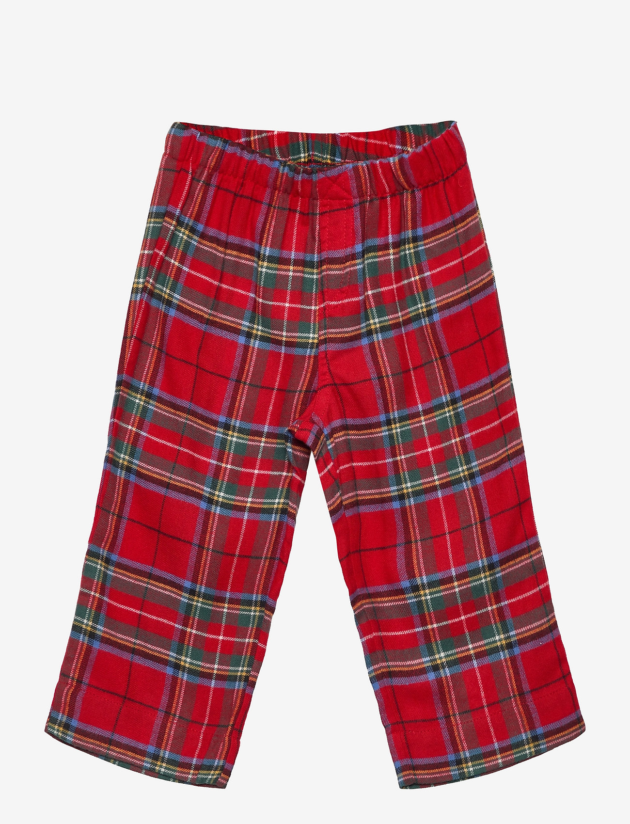 GAP - babyGap 100% Recycled Plaid Print PJ Set - red plaid - 2