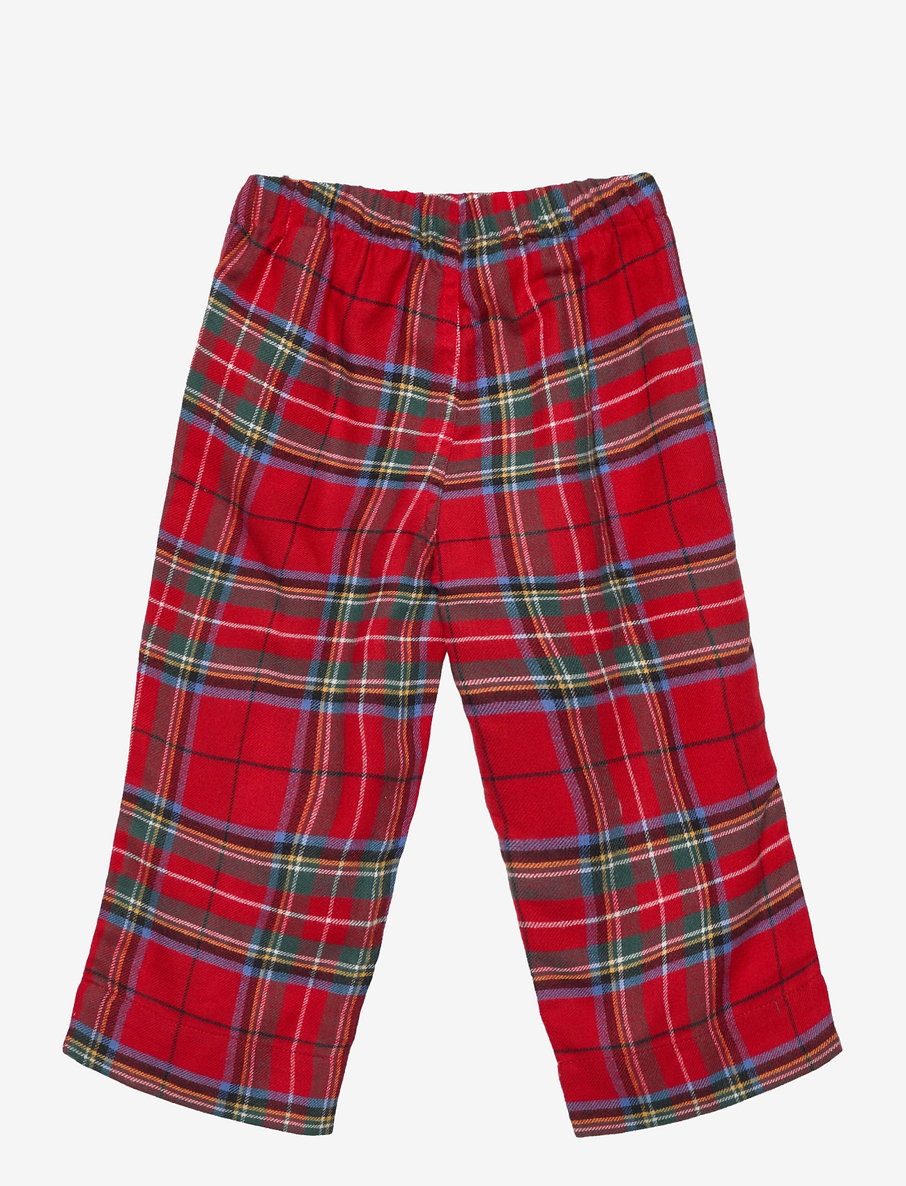 GAP - babyGap 100% Recycled Plaid Print PJ Set - red plaid - 3