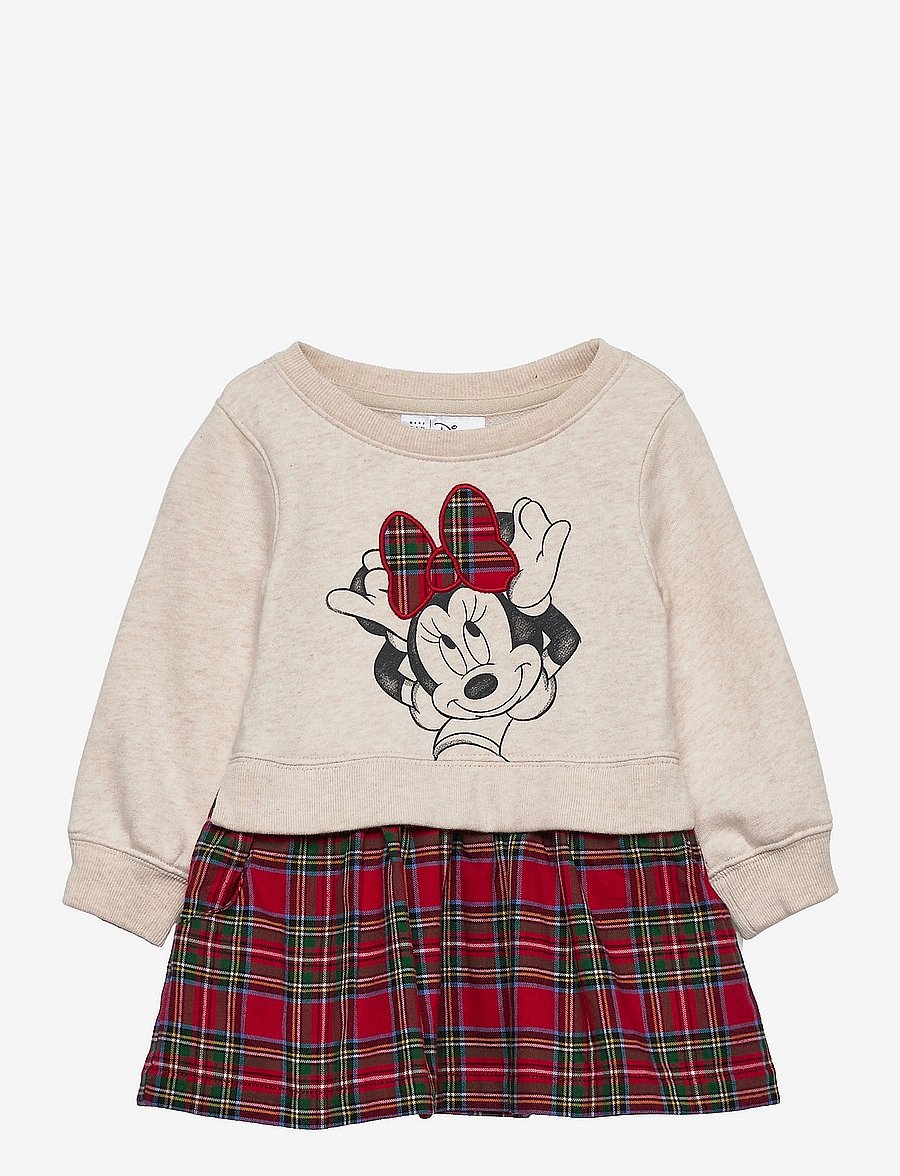 GAP - babyGap | Disney Minnie Mouse Graphic Mix Media Dress - minnie adorable - 0