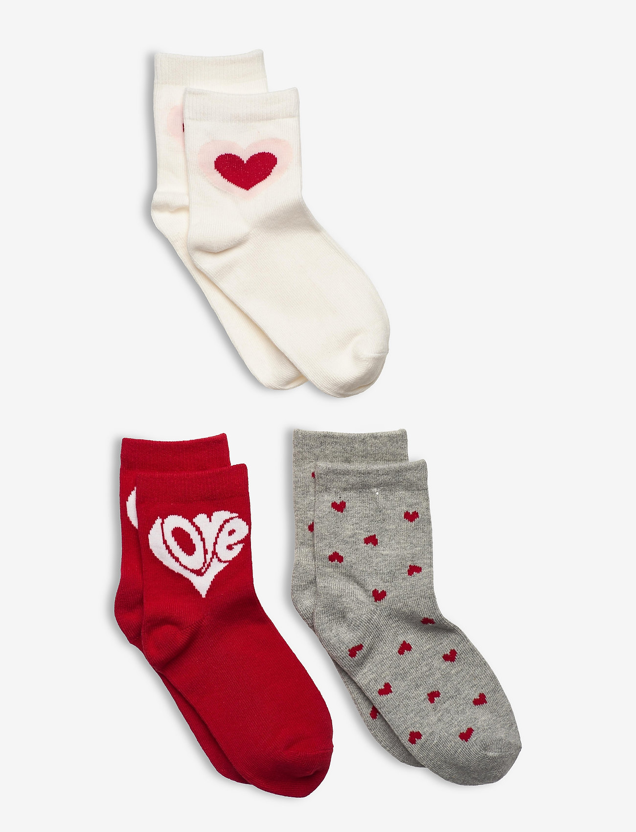 GAP - Kids Heart Print Socks (3-Pack) - multi - 0