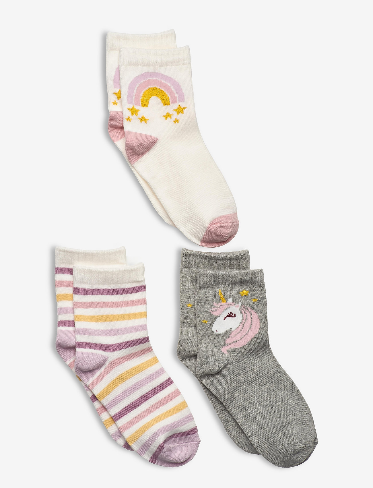 Kids Print Socks (3-Pack) - MULTI