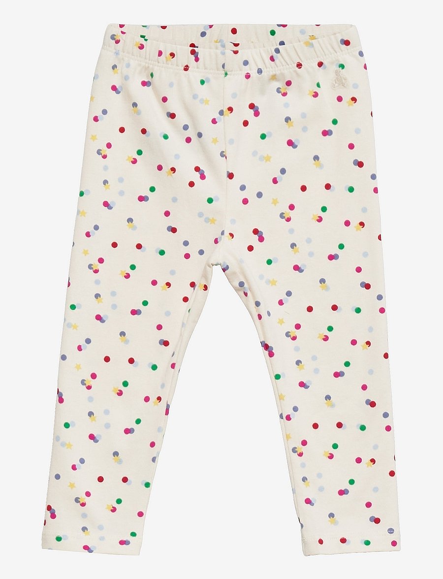 GAP - Baby Organic Cotton Print Leggings - ivory frost - 0