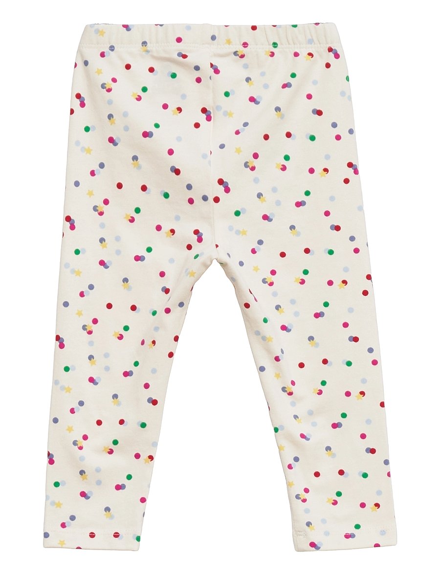 GAP - Baby Organic Cotton Print Leggings - ivory frost - 1