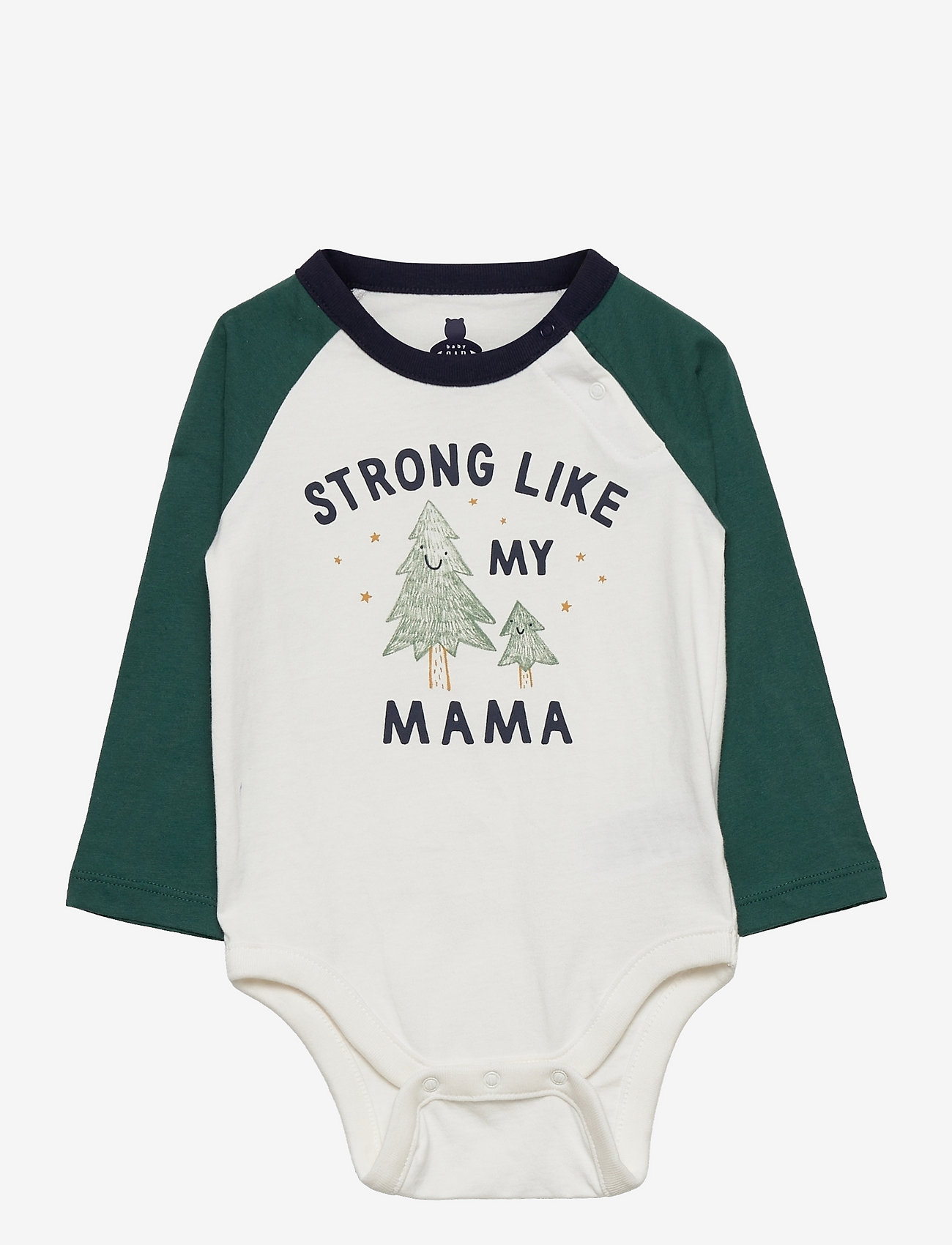 GAP - Baby 100% Organic Cotton Mix and Match Holiday Graphic - new off white - 0