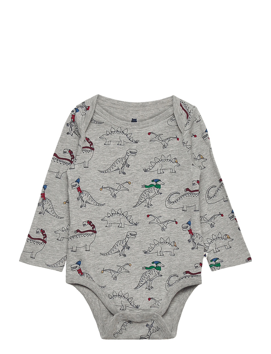 GAP - Baby 100% Organic Cotton Mix and Match Print Bodysuit - dinosaur - 0
