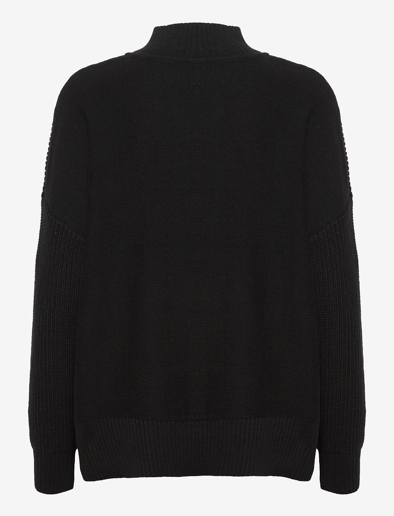 GAP - Cable Knit Mockneck Sweater - true black v2 - 1