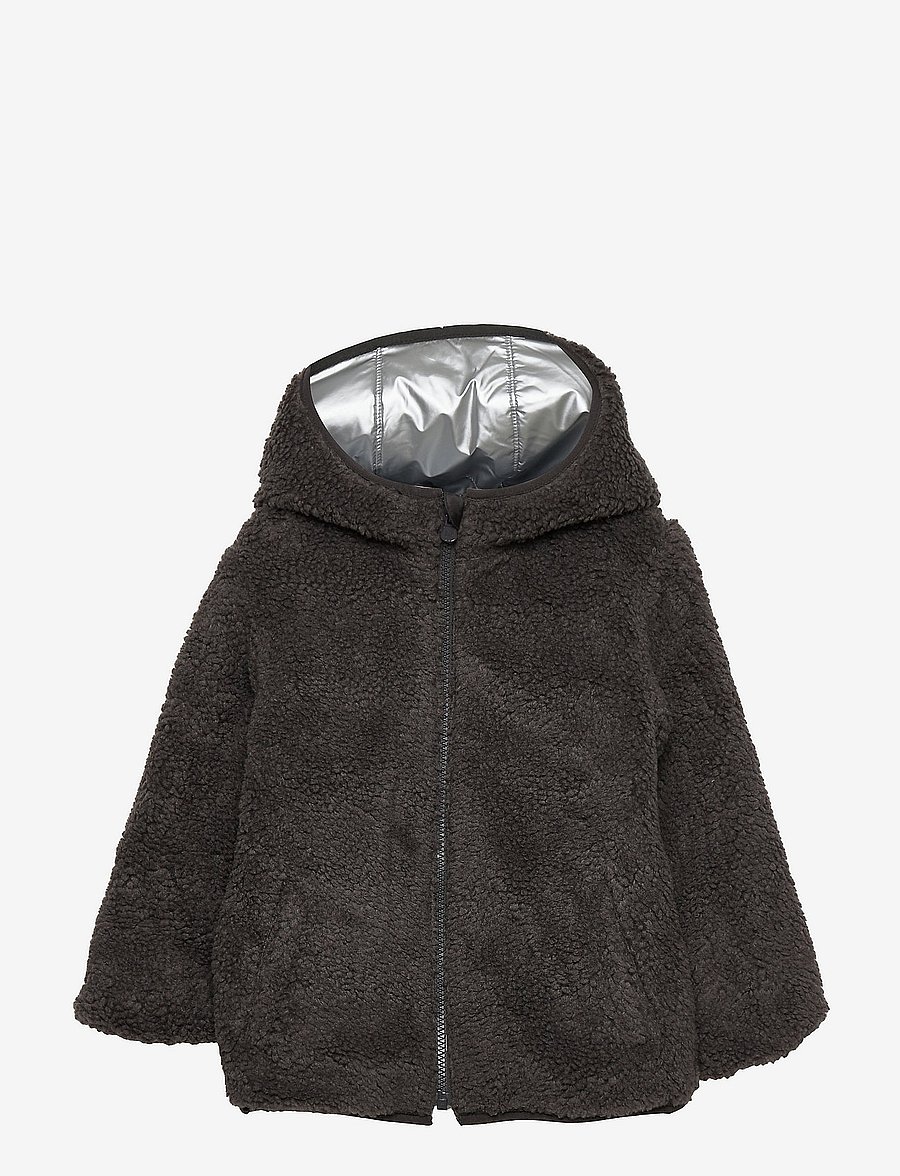 GAP - Toddler Metallic Reversible Puffer Jacket - silver - 2