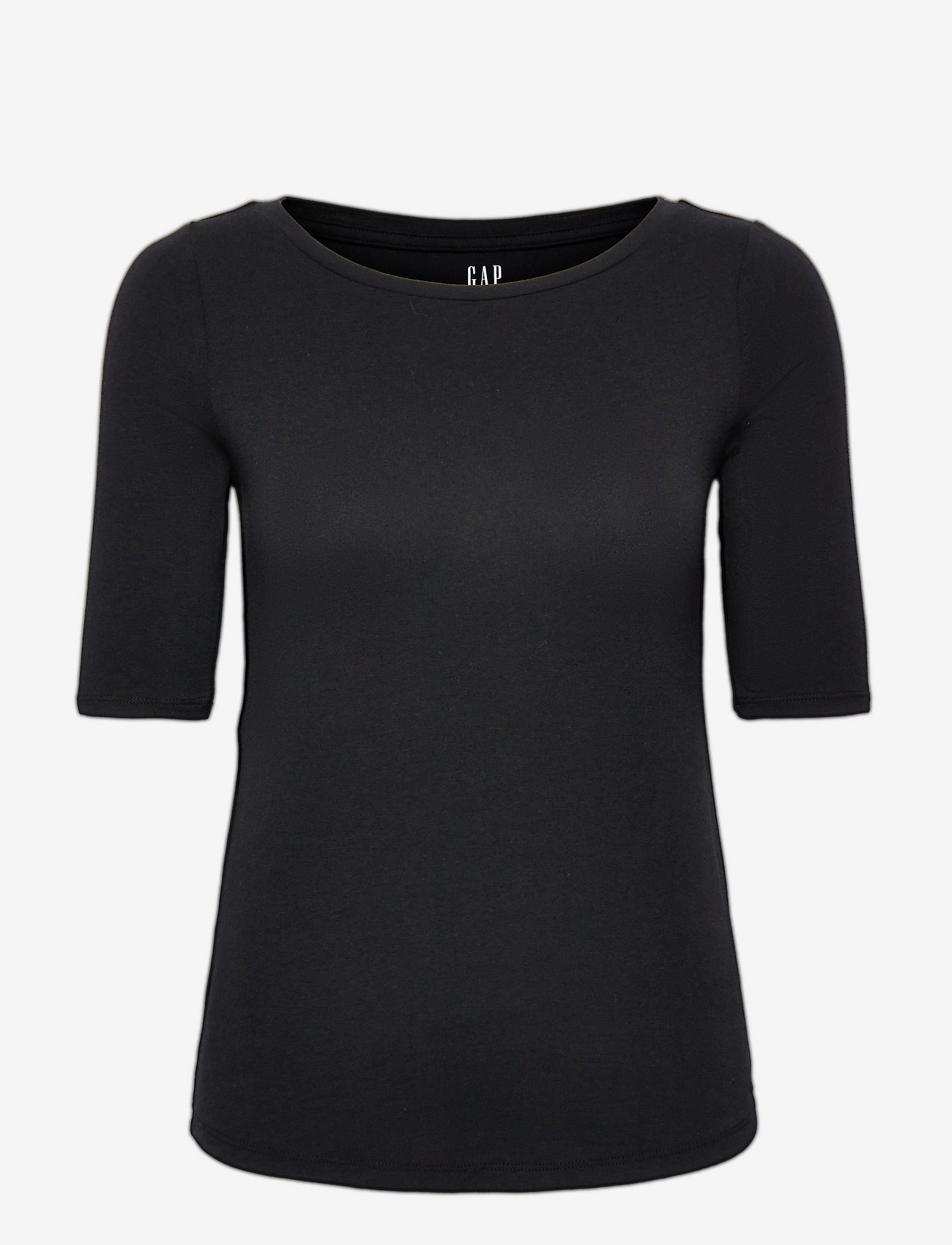 GAP - Featherweight Boatneck T-Shirt - true black - 0