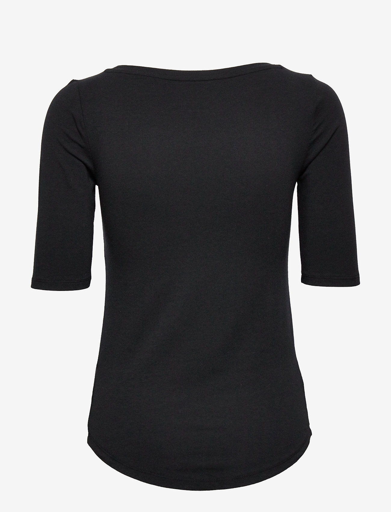 GAP - Featherweight Boatneck T-Shirt - true black - 1
