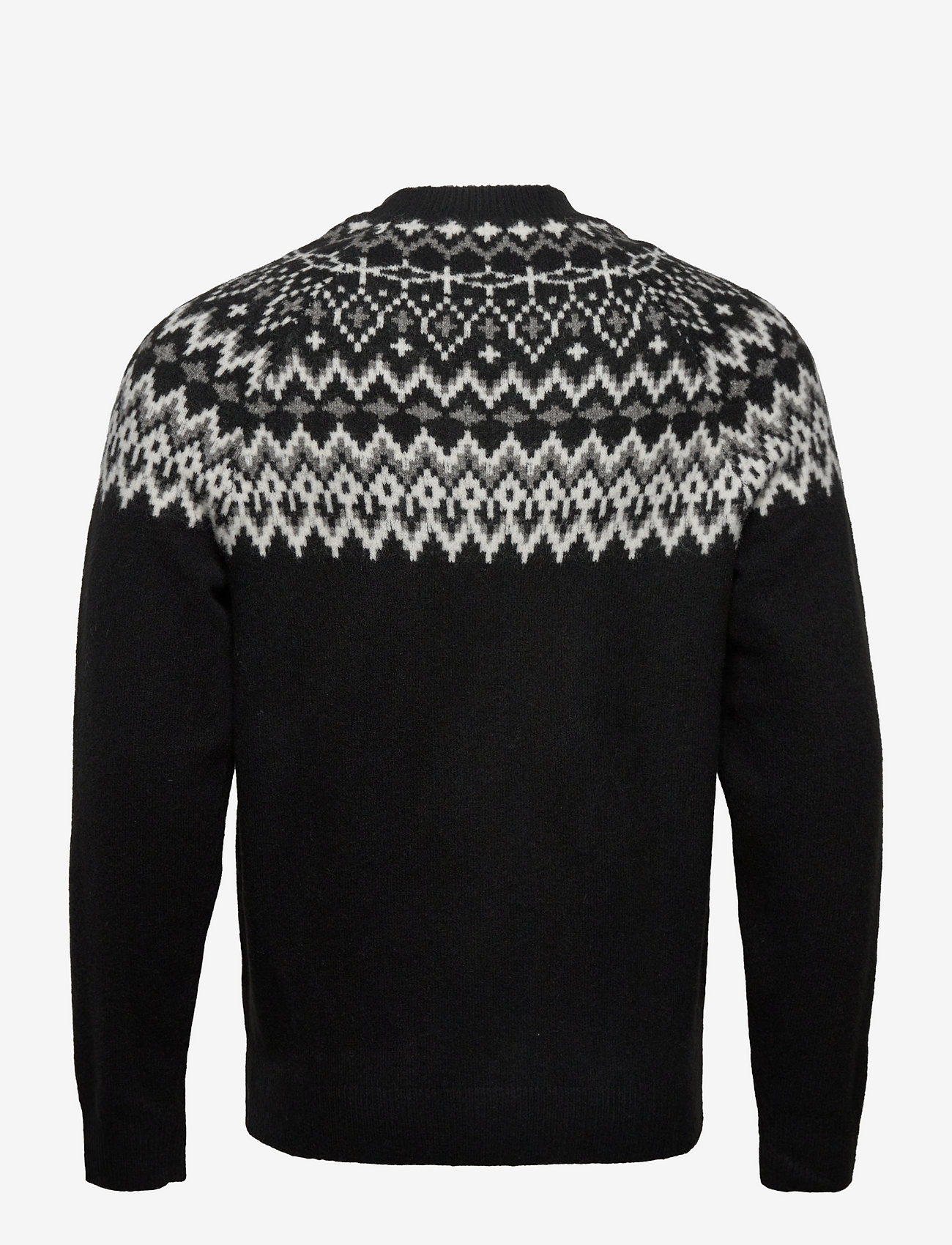 GAP - Recycled Fair Isle Crewneck Sweater - true black - 1