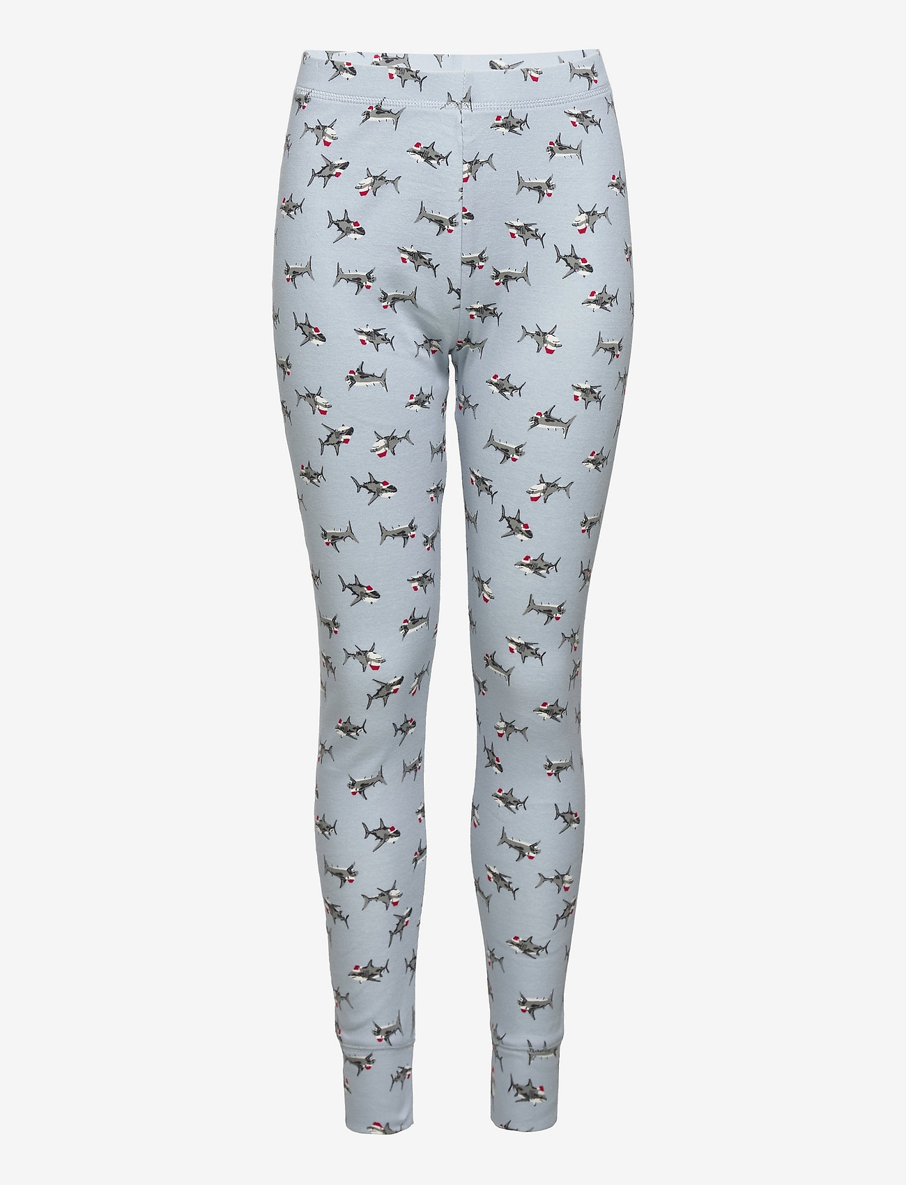 GAP - Kids 100% Organic Cotton Holiday Print PJ Set - ice blue 740 - 2