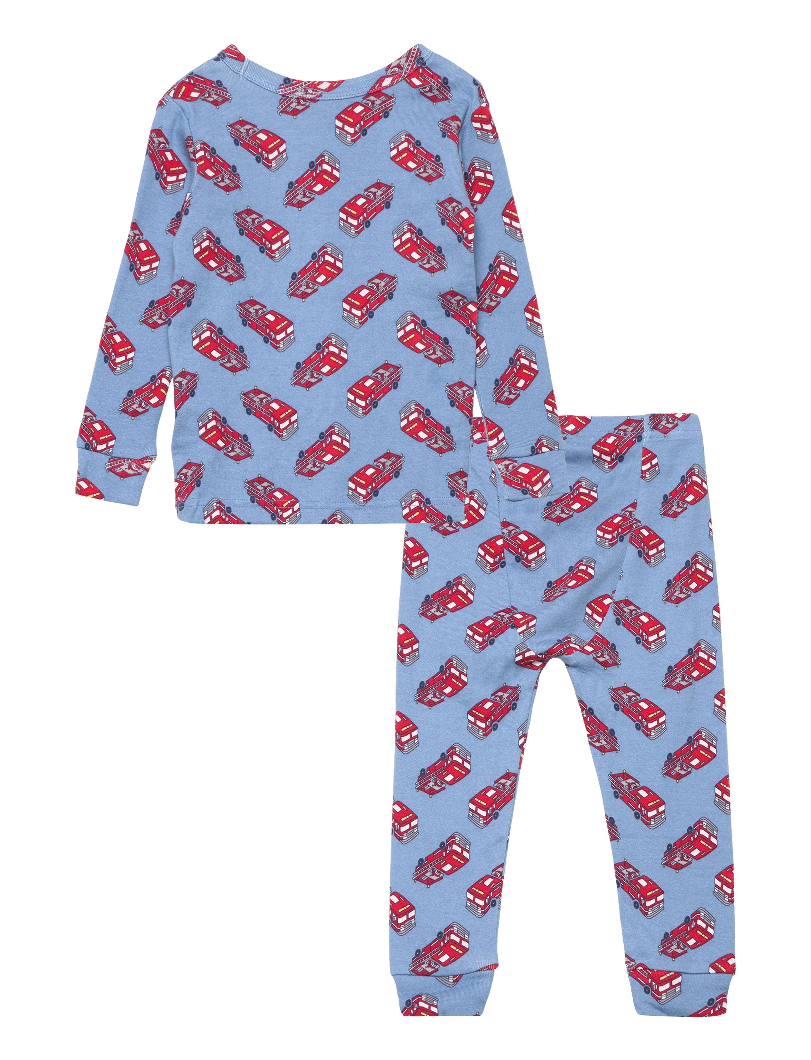 GAP - babyGap 100% Organic Cotton Print PJ Set - china blue - 1