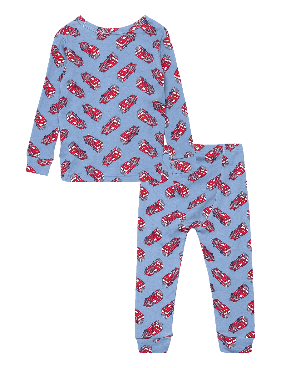 GAP - babyGap 100% Organic Cotton Print PJ Set - china blue - 1