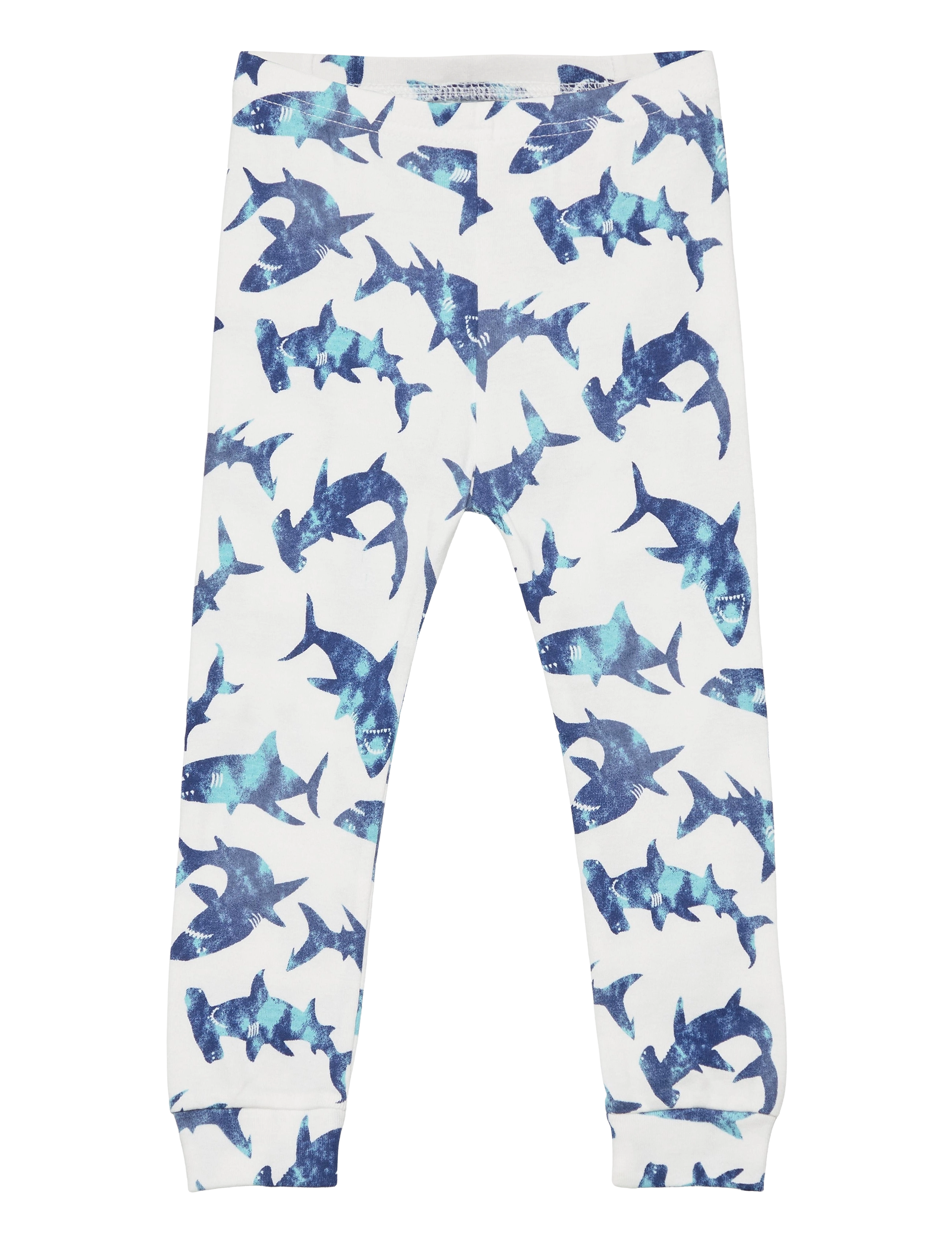 GAP - babyGap 100% Organic Cotton Shark Graphic PJ Set - new off white - 2