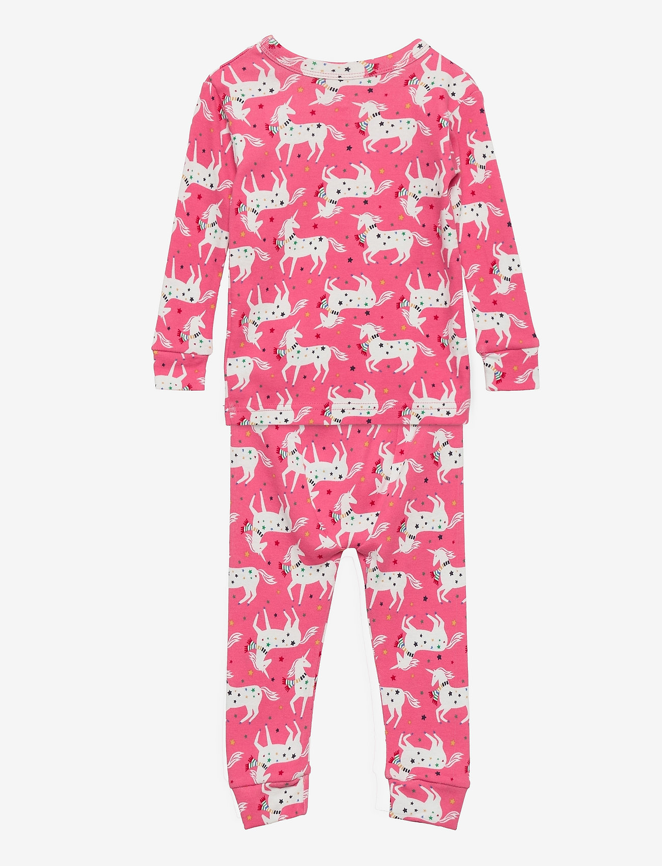 GAP - babyGap 100% Organic Cotton Unicorn Print PJ Set - coral - 1