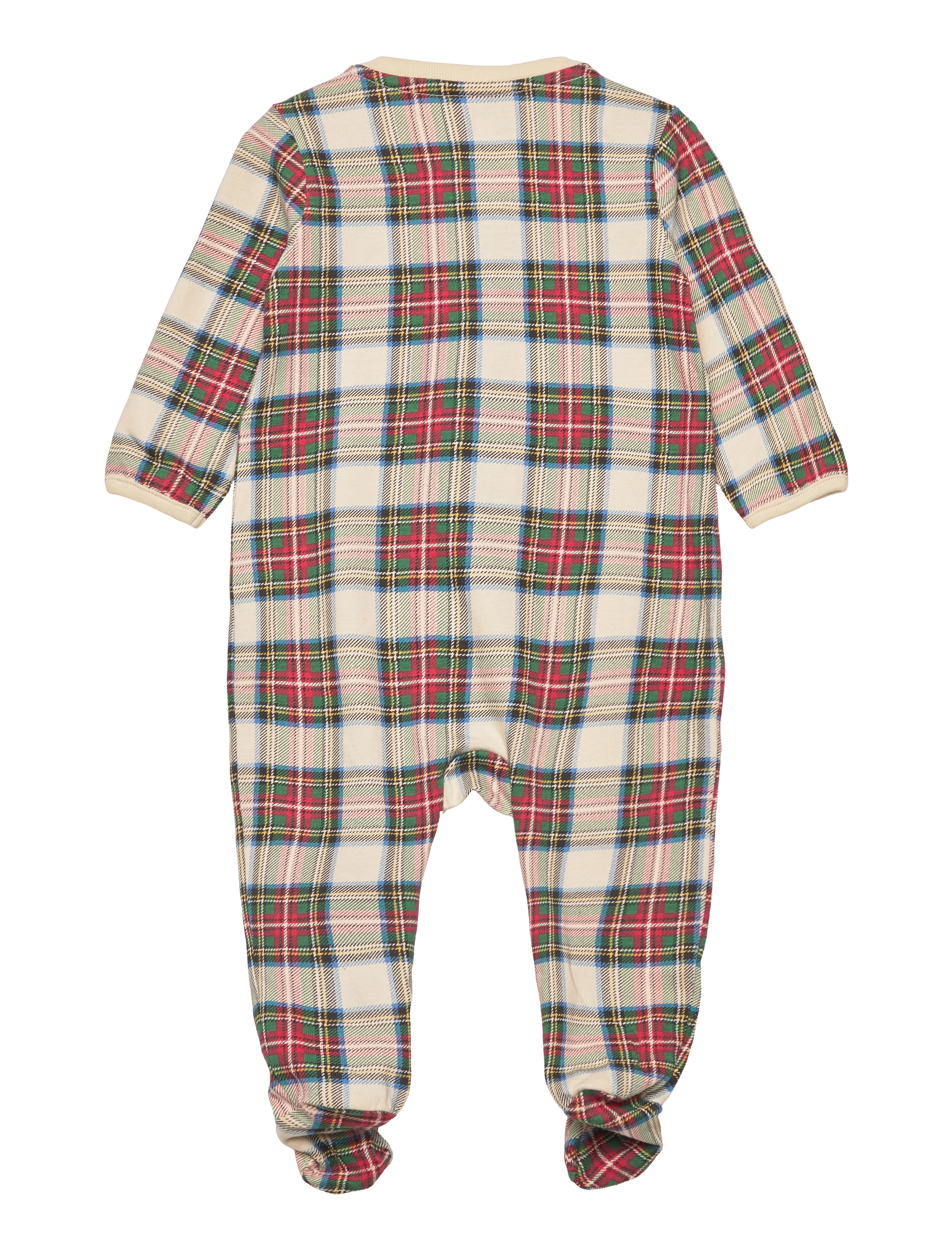 GAP - Baby 100% Organic Cotton PJ One-Piece - french vanilla - 1
