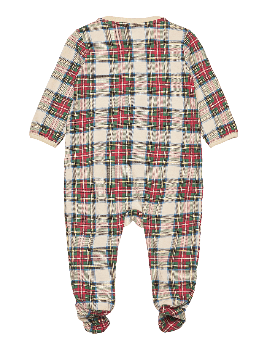 GAP - Baby 100% Organic Cotton PJ One-Piece - french vanilla - 1