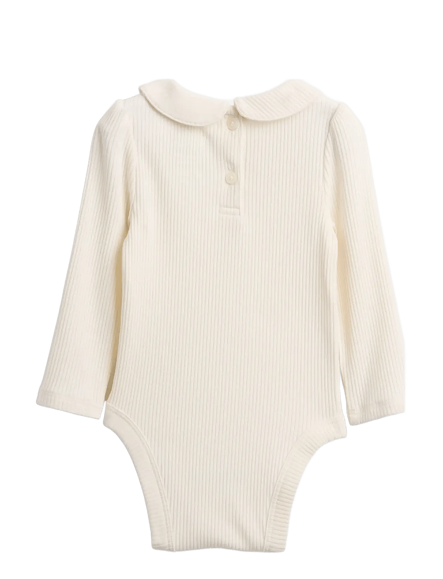 GAP - Baby First Favorites TinyRib Bodysuit - ivory frost - 1