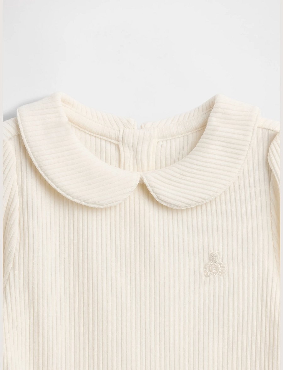 GAP - Baby First Favorites TinyRib Bodysuit - ivory frost - 2