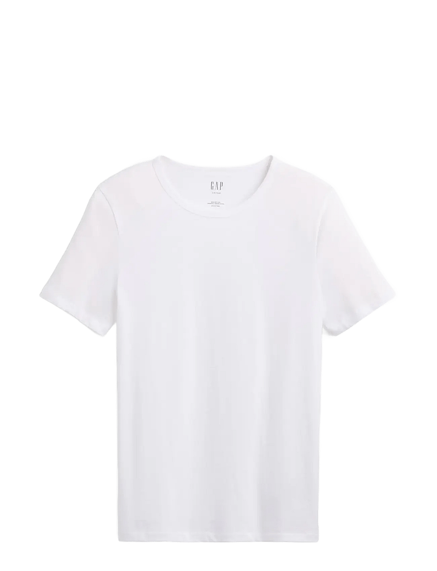 GAP - Organic Cotton VintageSoft T-Shirt from the GAP collection - t-shirts - fresh white - 1
