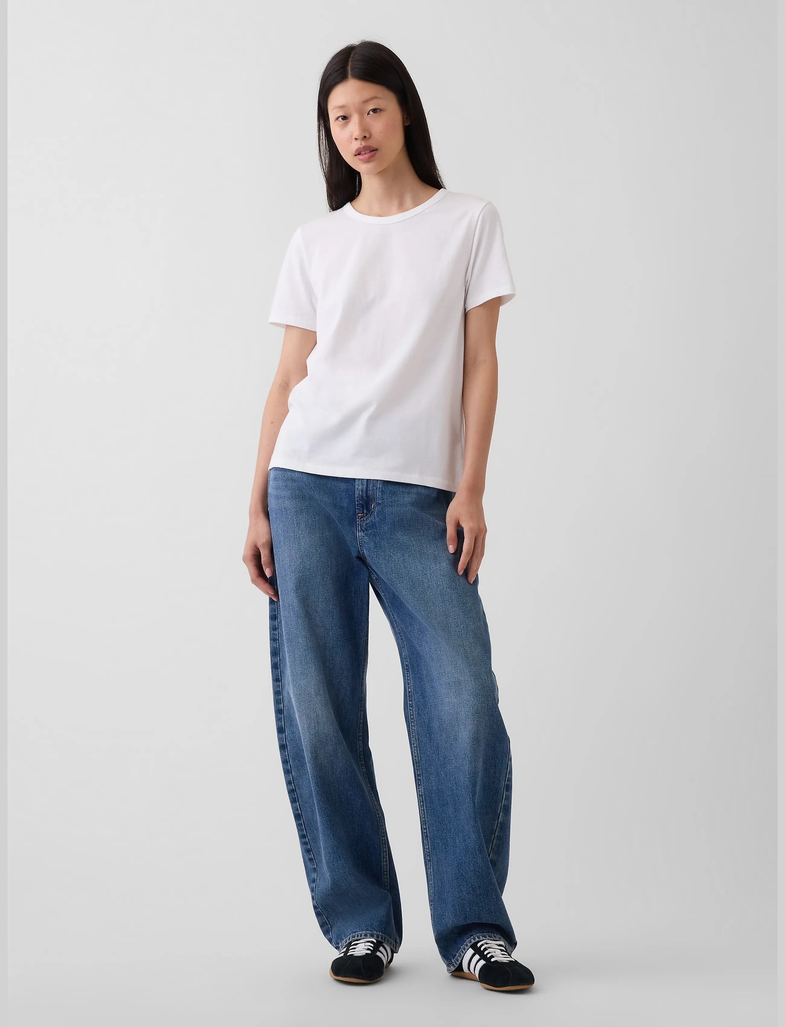 GAP - Organic Cotton VintageSoft T-Shirt from the GAP collection - t-shirts - fresh white - 2