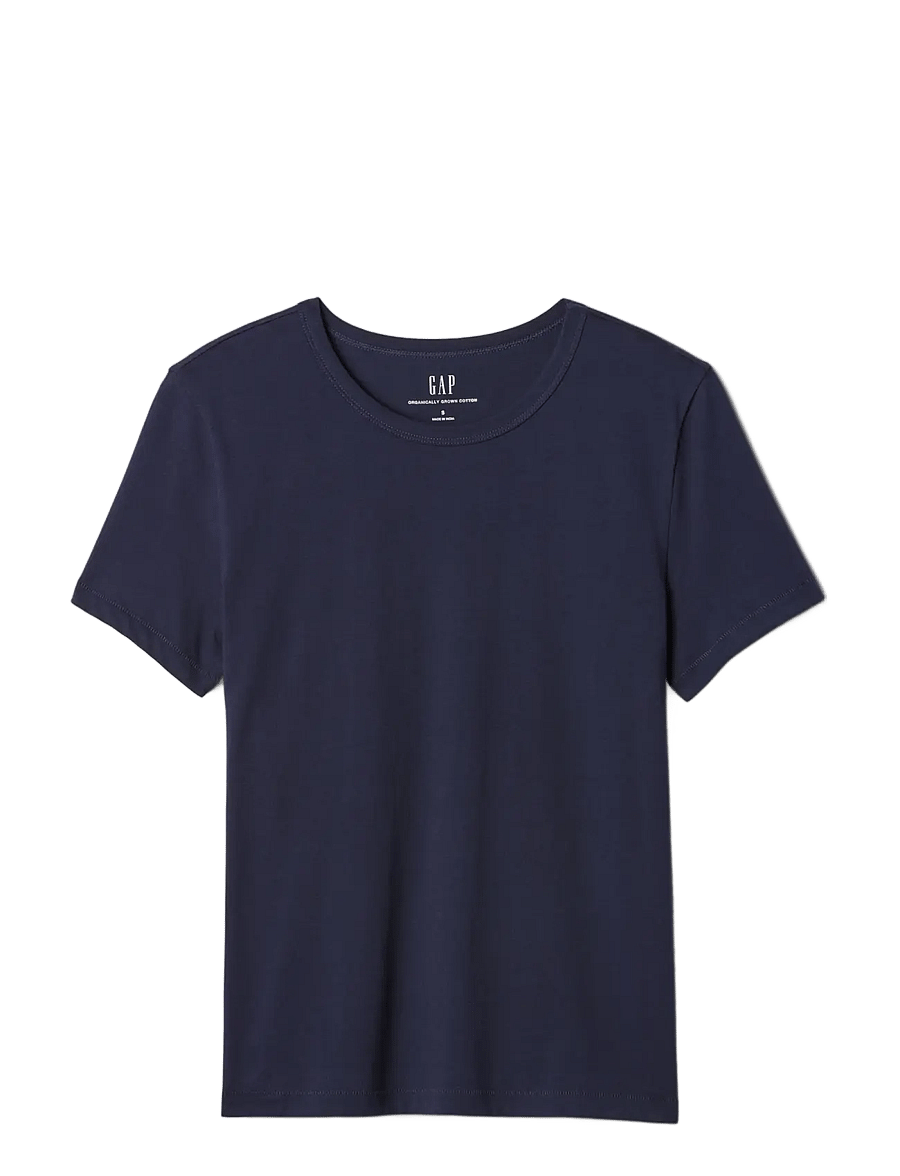 GAP - Organic Cotton VintageSoft T-Shirt from the GAP collection - t-shirts - navy uniform - 1
