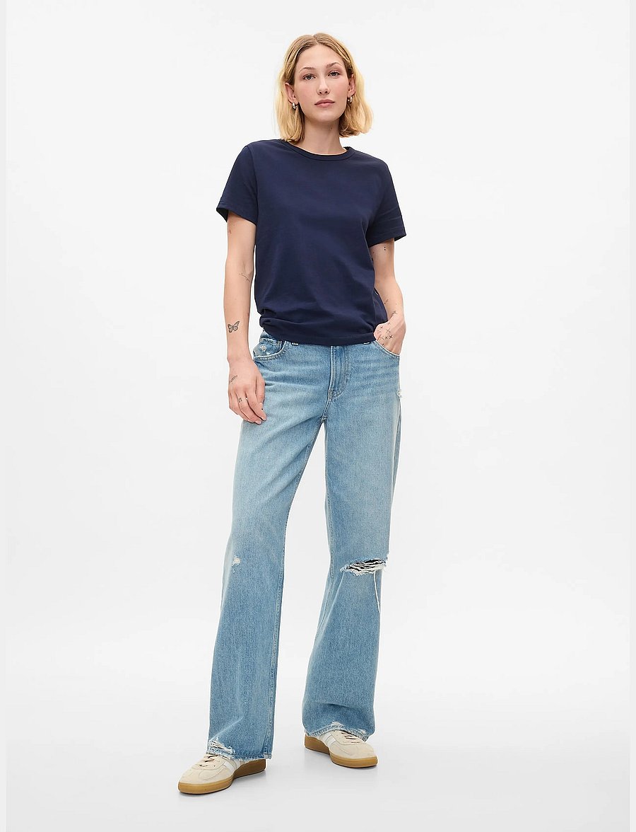 GAP - Organic Cotton VintageSoft T-Shirt from the GAP collection - t-shirts - navy uniform - 3