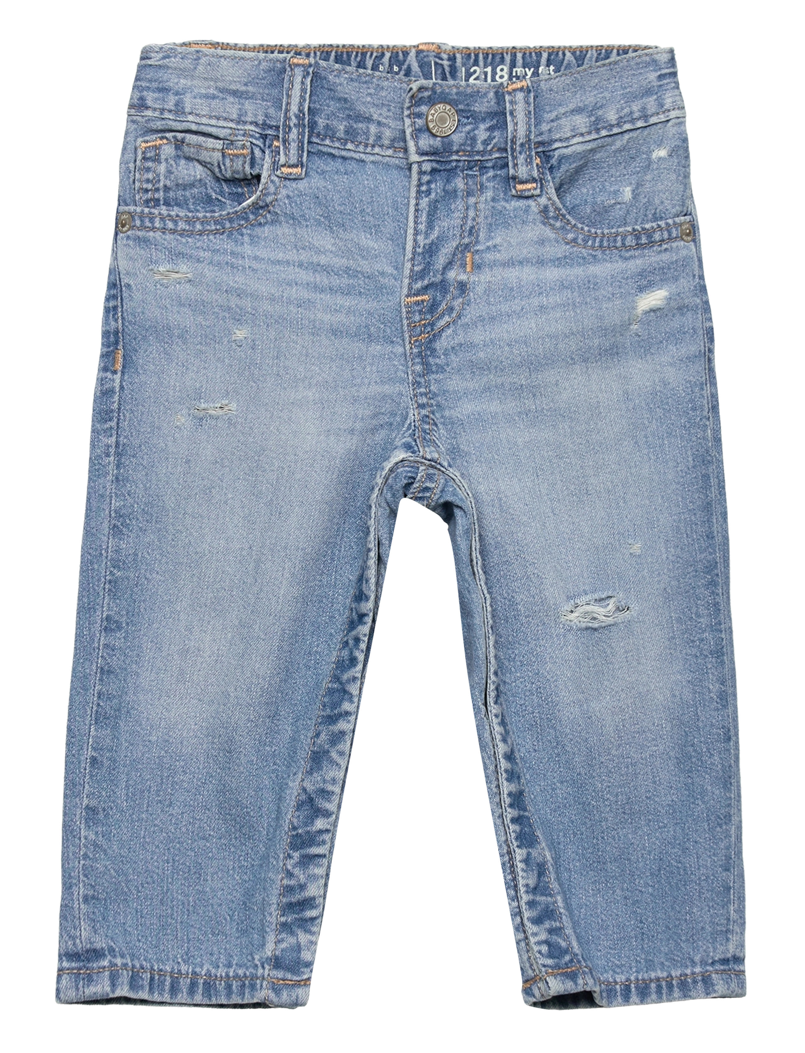 Baby 100% Organic '90s Loose Fit Jeans with Washwell - MEDIUM WASH