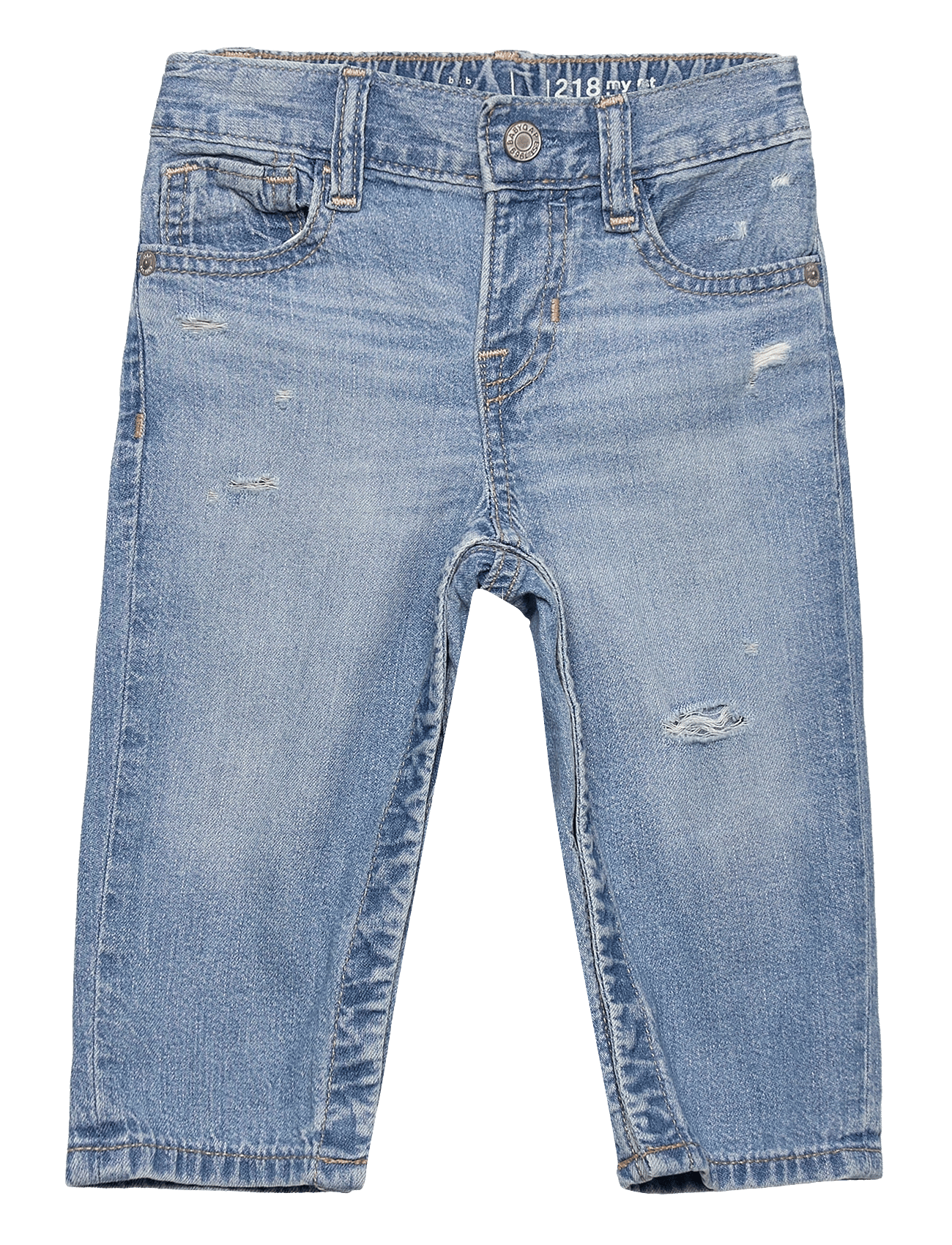Baby 100% Organic '90s Loose Fit Jeans with Washwell - MEDIUM WASH