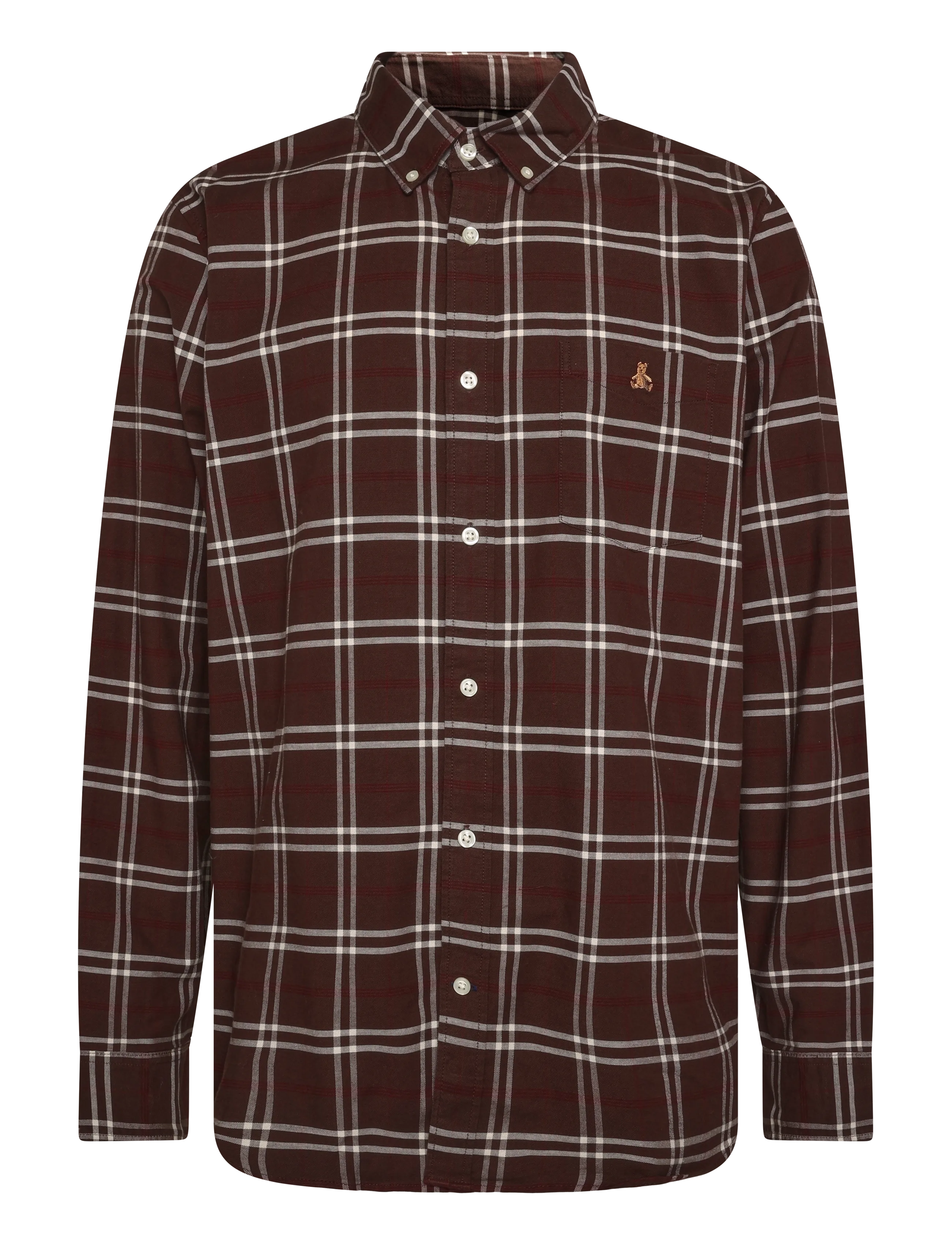 GAP Oxford Shirt in Standard Fit - Tøj - WOODSY BROWN / brown