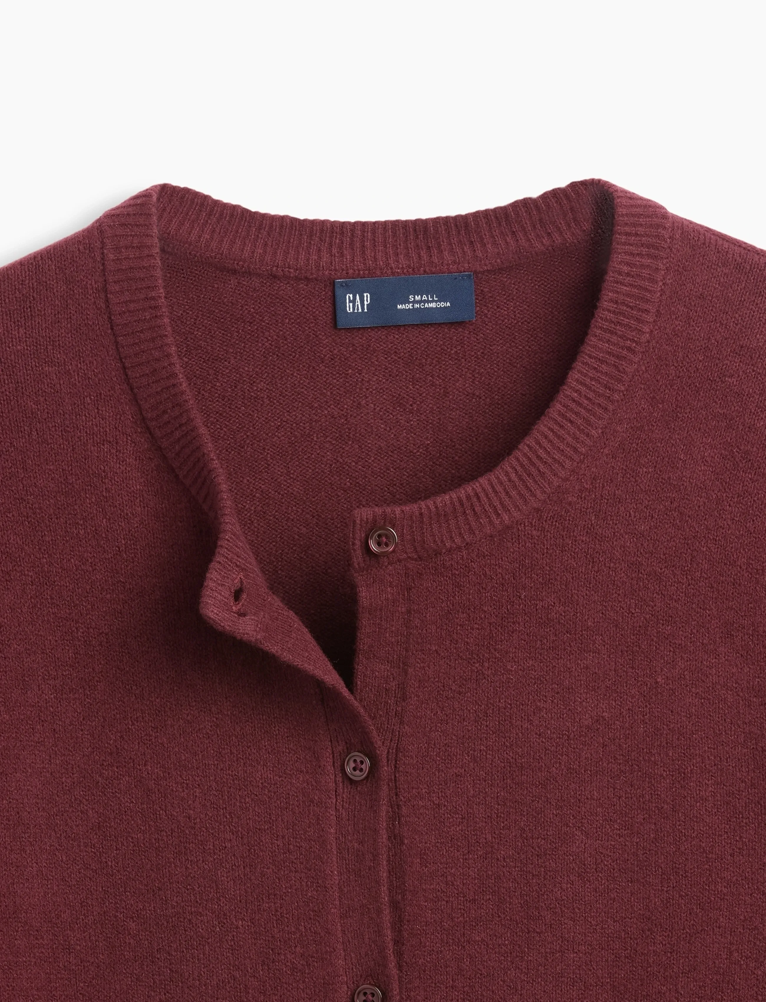 GAP - CashSoft Crop Cardigan from the GAP collection - koftor - noir red 3 - 4