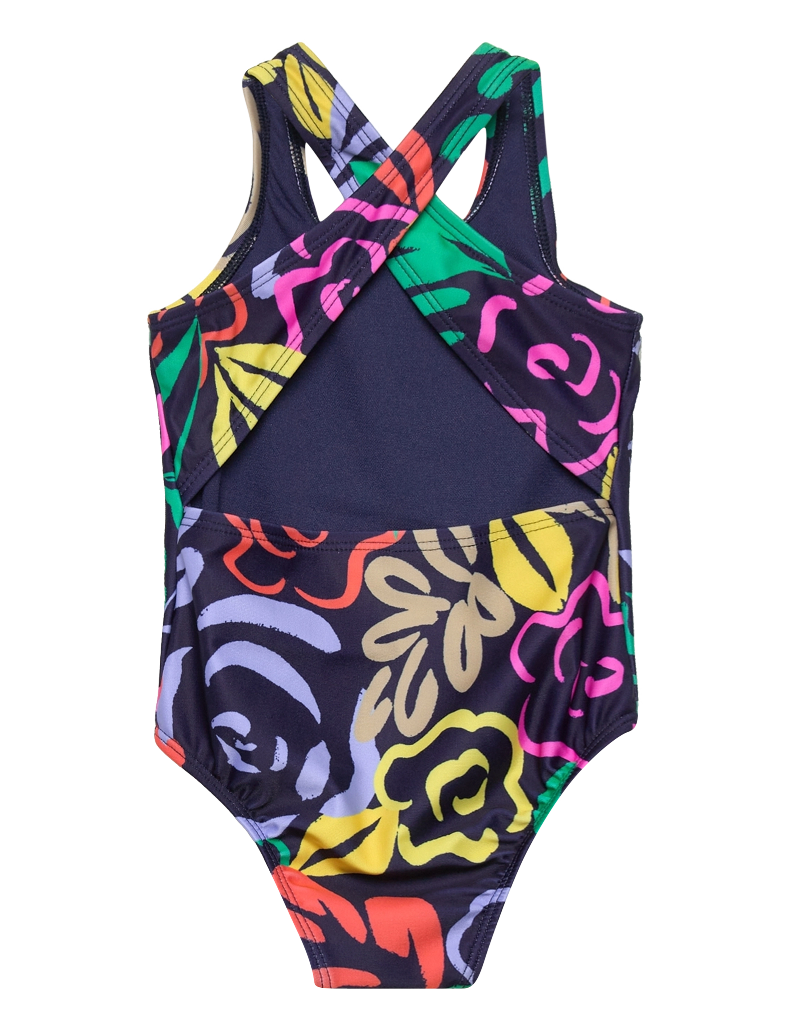 GAP - Toddler Recycled Floral Swim One-Piece - sp feb floral navy - 1