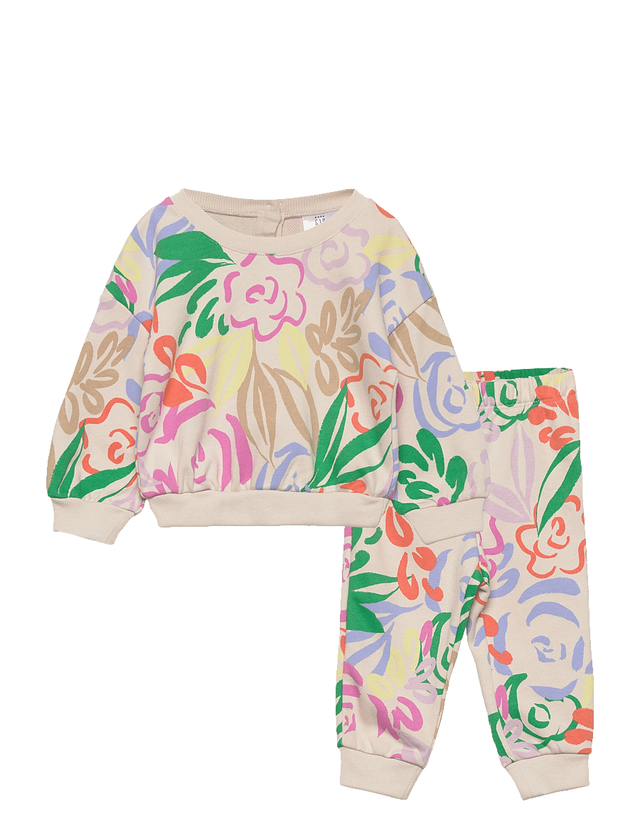 GAP - Baby Floral Sweatsuit Set - sp feb floral - 0
