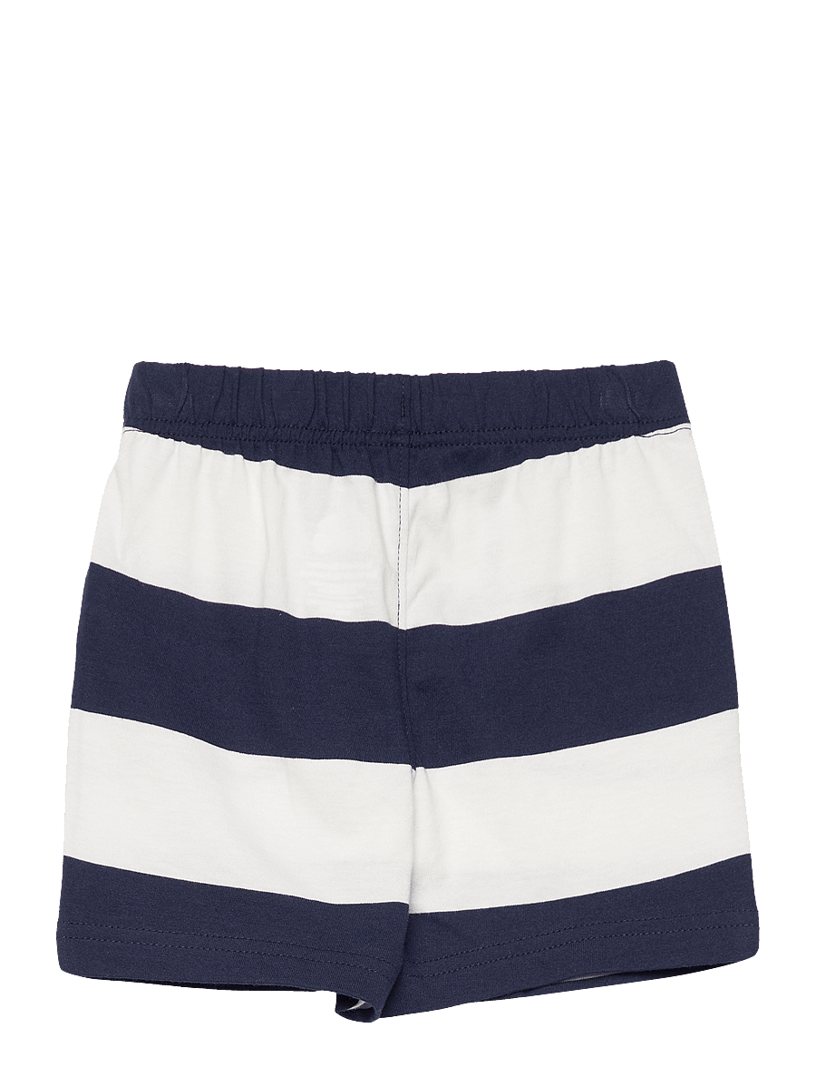 GAP - Baby 100% Organic Cotton Mix and Match Pull-On Shorts - navy stripe - 1