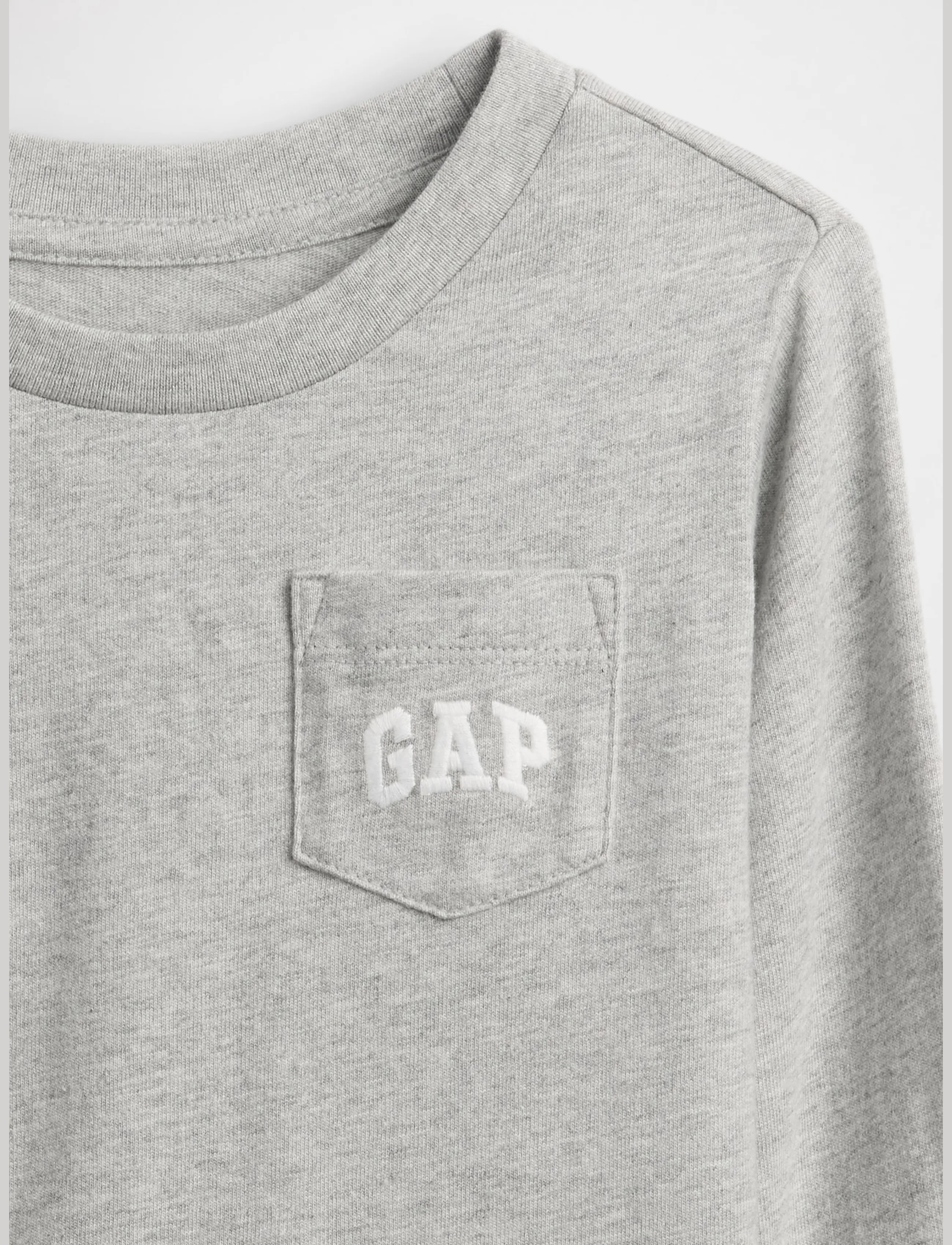 GAP - Baby & Toddler Logo Pocket T-Shirt - light heather grey b08 - 2
