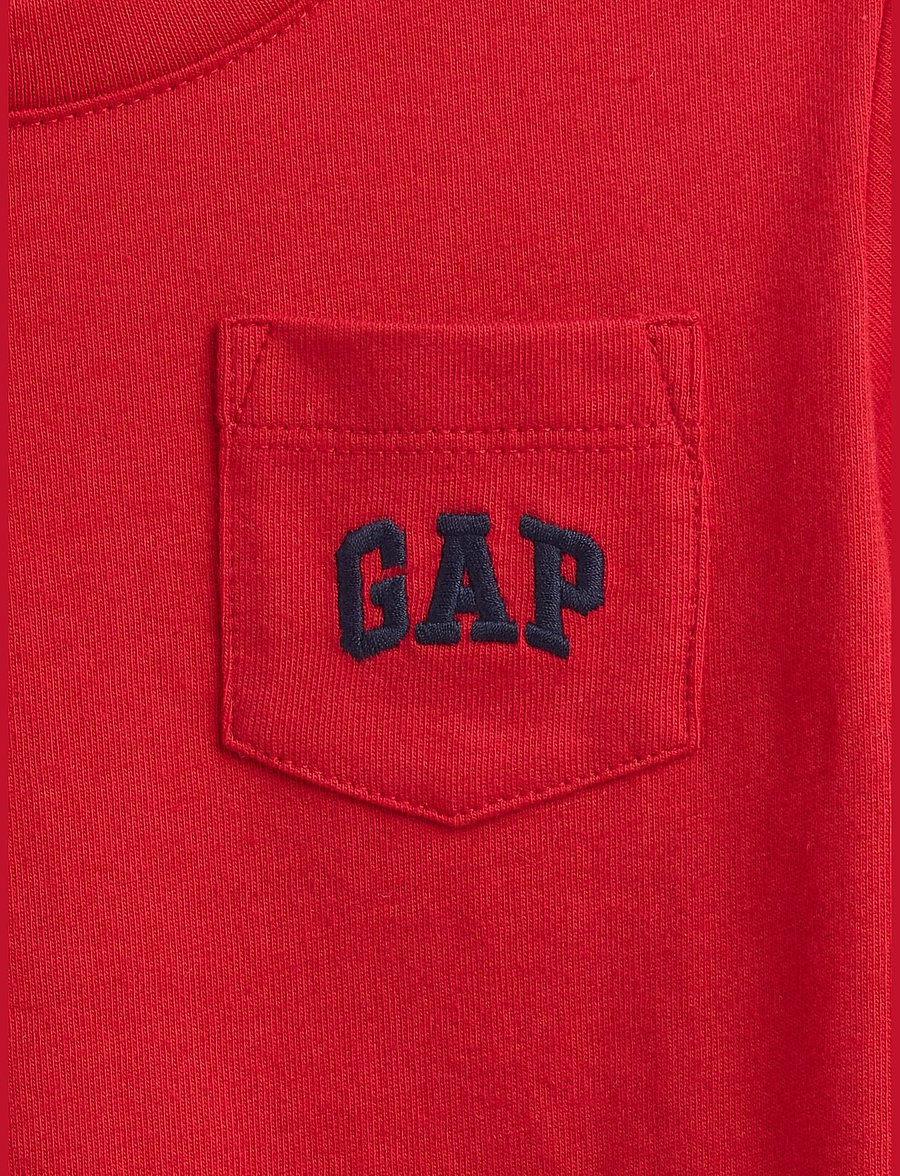 GAP - Baby & Toddler Logo Pocket T-Shirt - langärmelig - modern red - 2