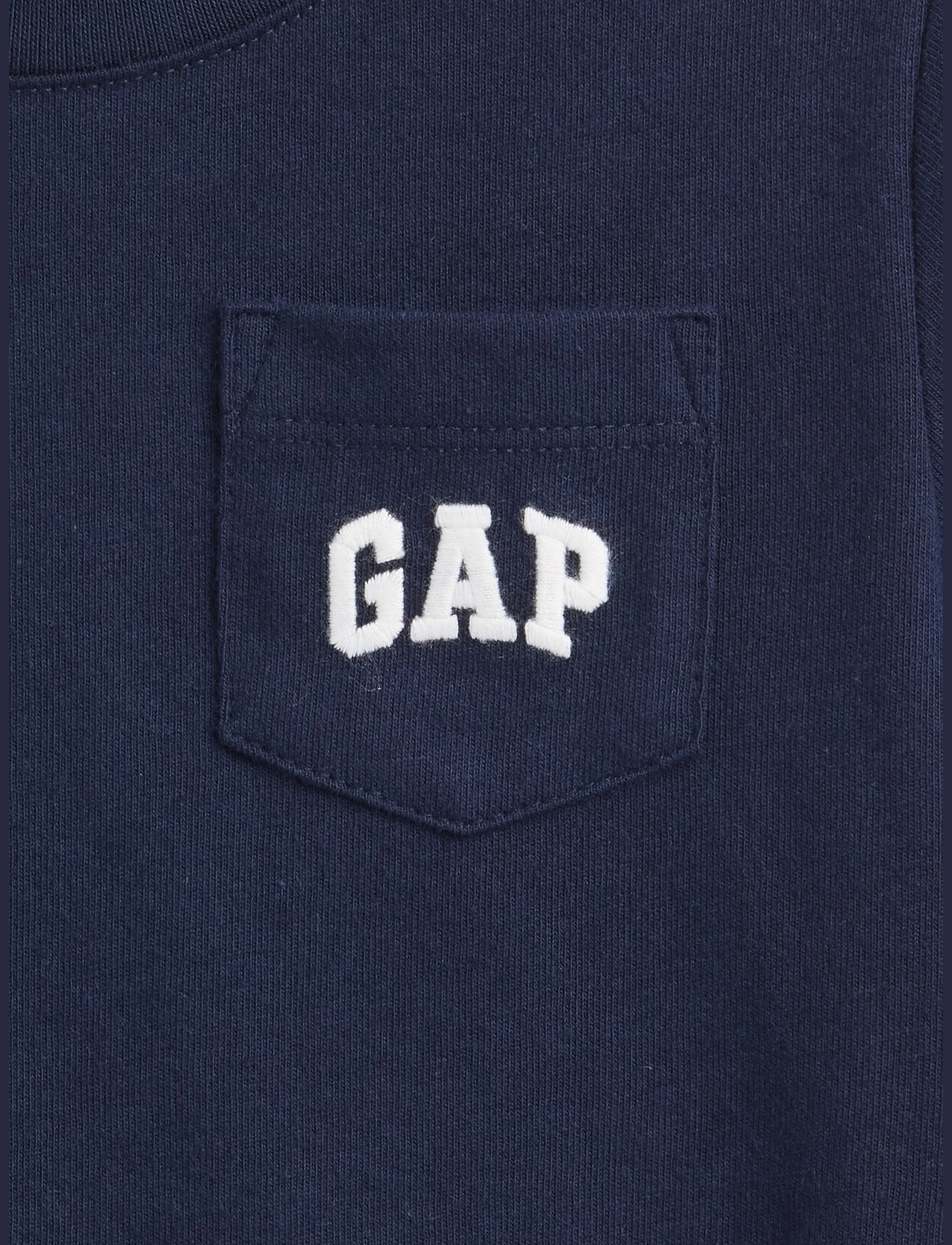 GAP - Baby & Toddler Logo Pocket T-Shirt - long-sleeved t-shirts - tapestry navy - 2