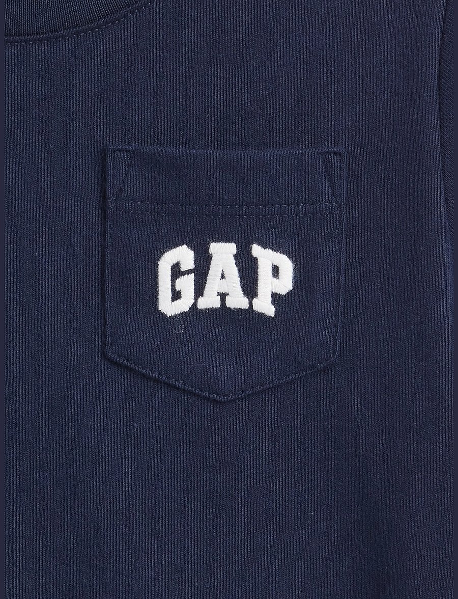 GAP - Baby & Toddler Logo Pocket T-Shirt - langärmelig - tapestry navy - 2