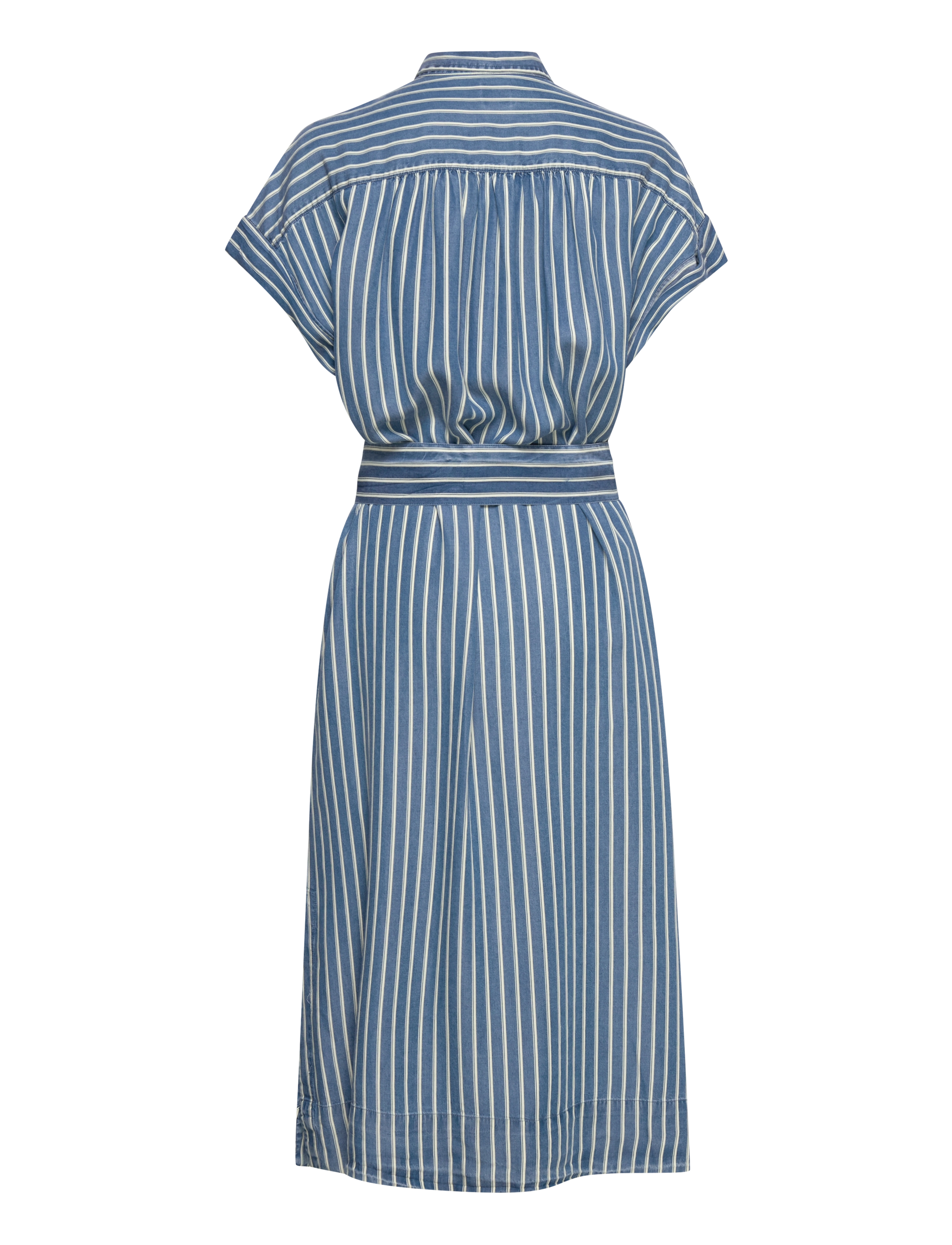 GAP - SS MIDI SHIRTDRESS STRIPE INTL - blue white stripe - 1