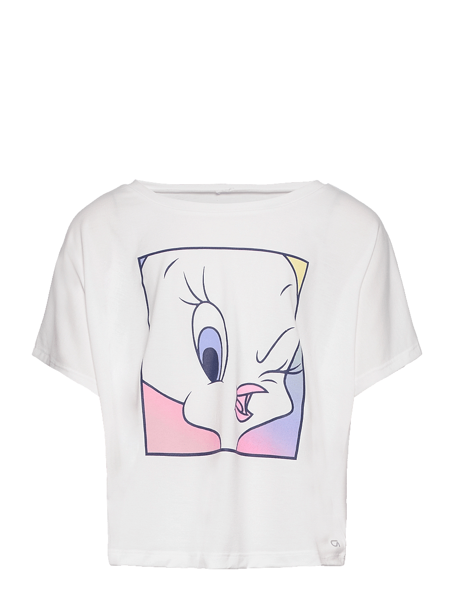 GAP - GapFit Kids Recycled Looney Tunes Boxy Graphic T-Shirt - new off white - 0