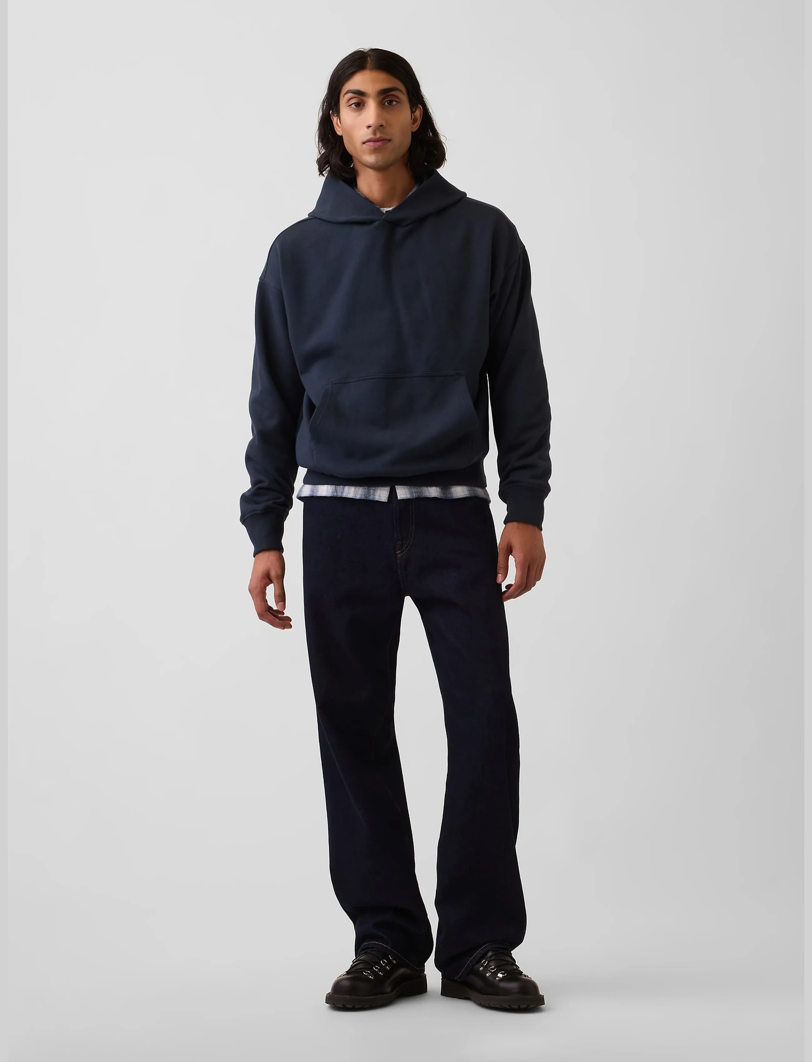 GAP Adult Heavyweight Oversized Hoodie from the GAP collection - Uutuudet - NEW CLASSIC NAVY / navy