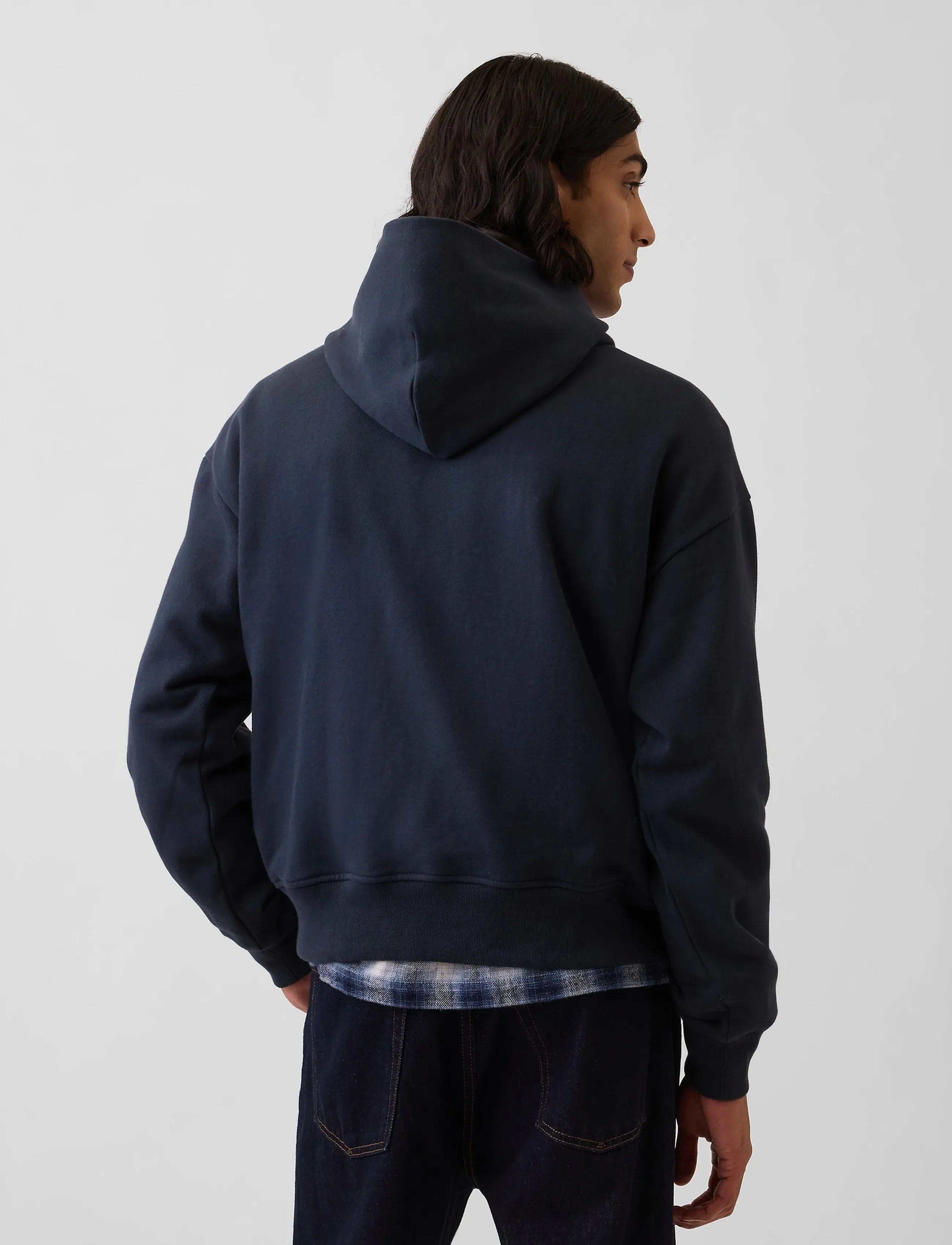 GAP - Adult Heavyweight Oversized Hoodie from the GAP collection - hoodies - new classic navy - 3