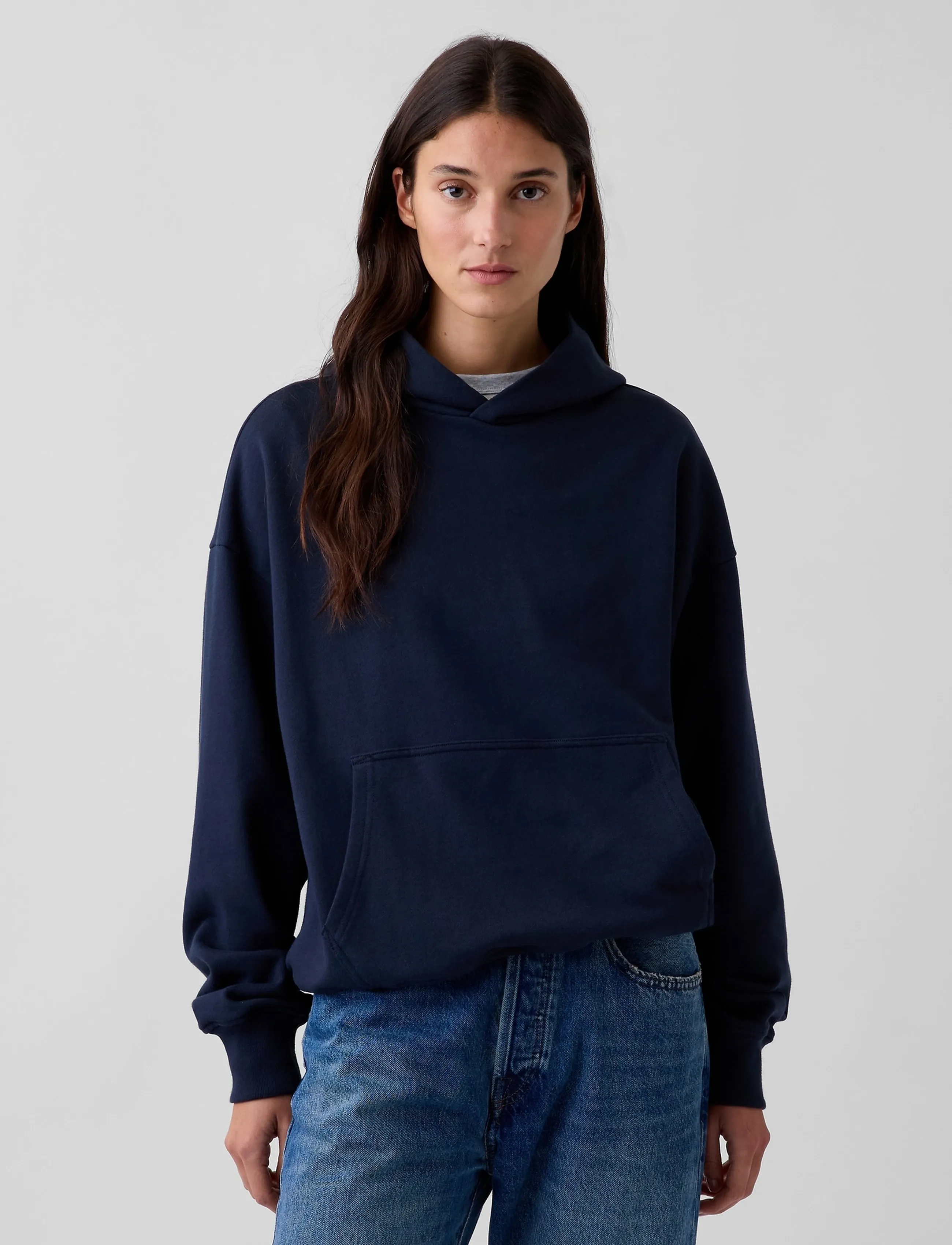 GAP - Adult Heavyweight Oversized Hoodie from the GAP collection - hoodies - new classic navy - 4