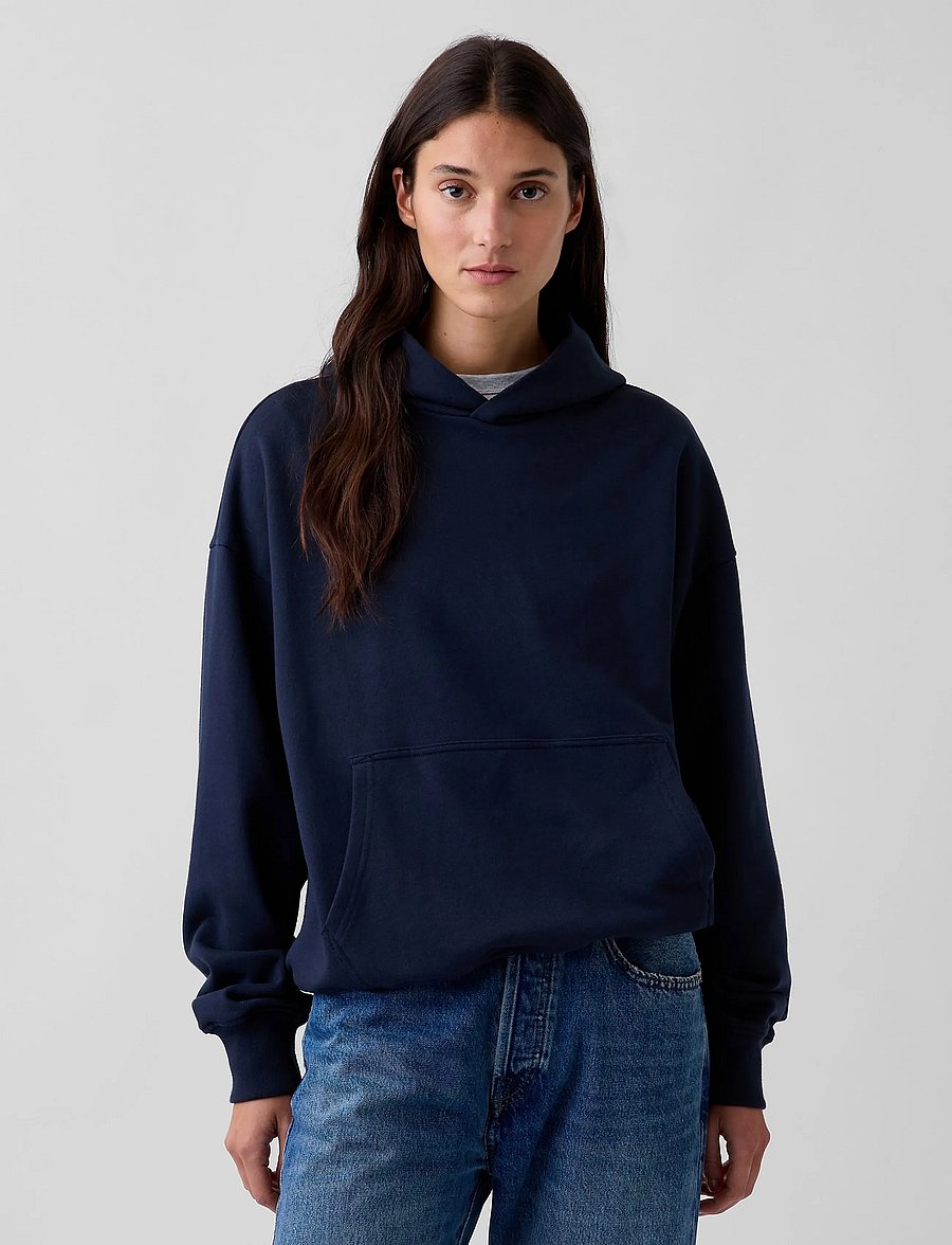 GAP - Adult Heavyweight Oversized Hoodie from the GAP collection - hoodies - new classic navy - 4
